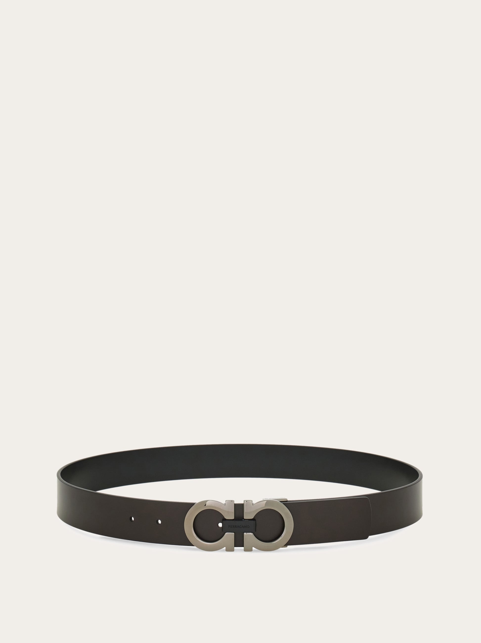 Reversible and adjustable Gancini belt - 3