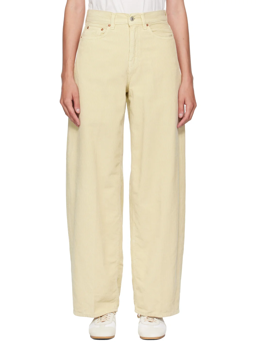 Beige Loose Roomy Trousers - 1