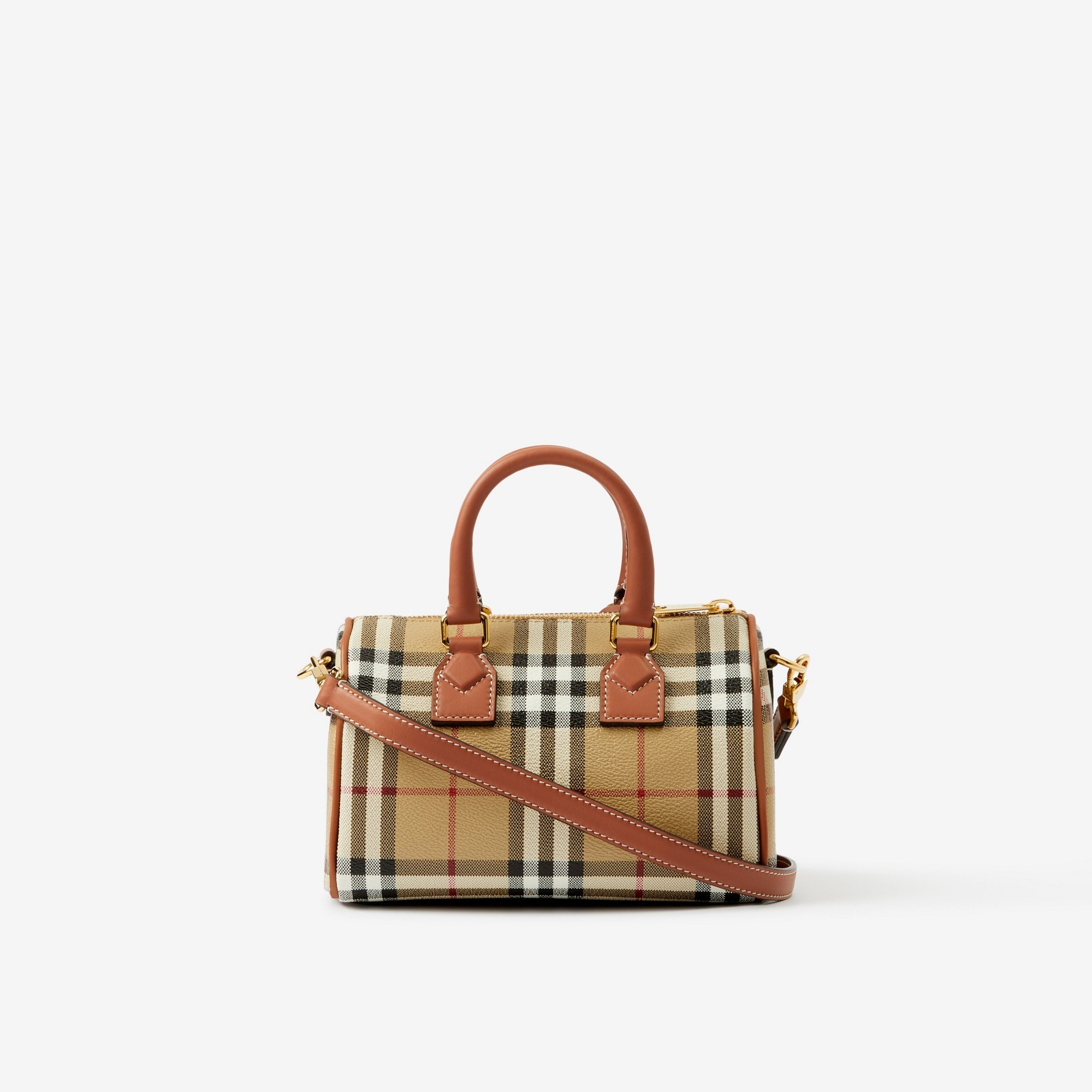 Burberry Check Mini Bowling Bag | REVERSIBLE