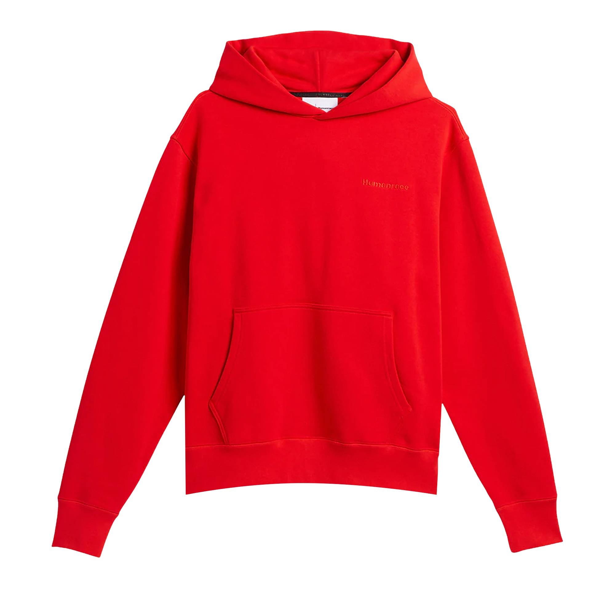 adidas x Pharrell Williams Basics Hoodie 'Red' - 1