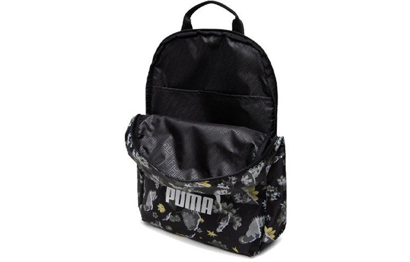 PUMA (WMNS) PUMA Core Seasonal Daypack Backpack 'Black White Purple Yellow' 077381-01 outlook
