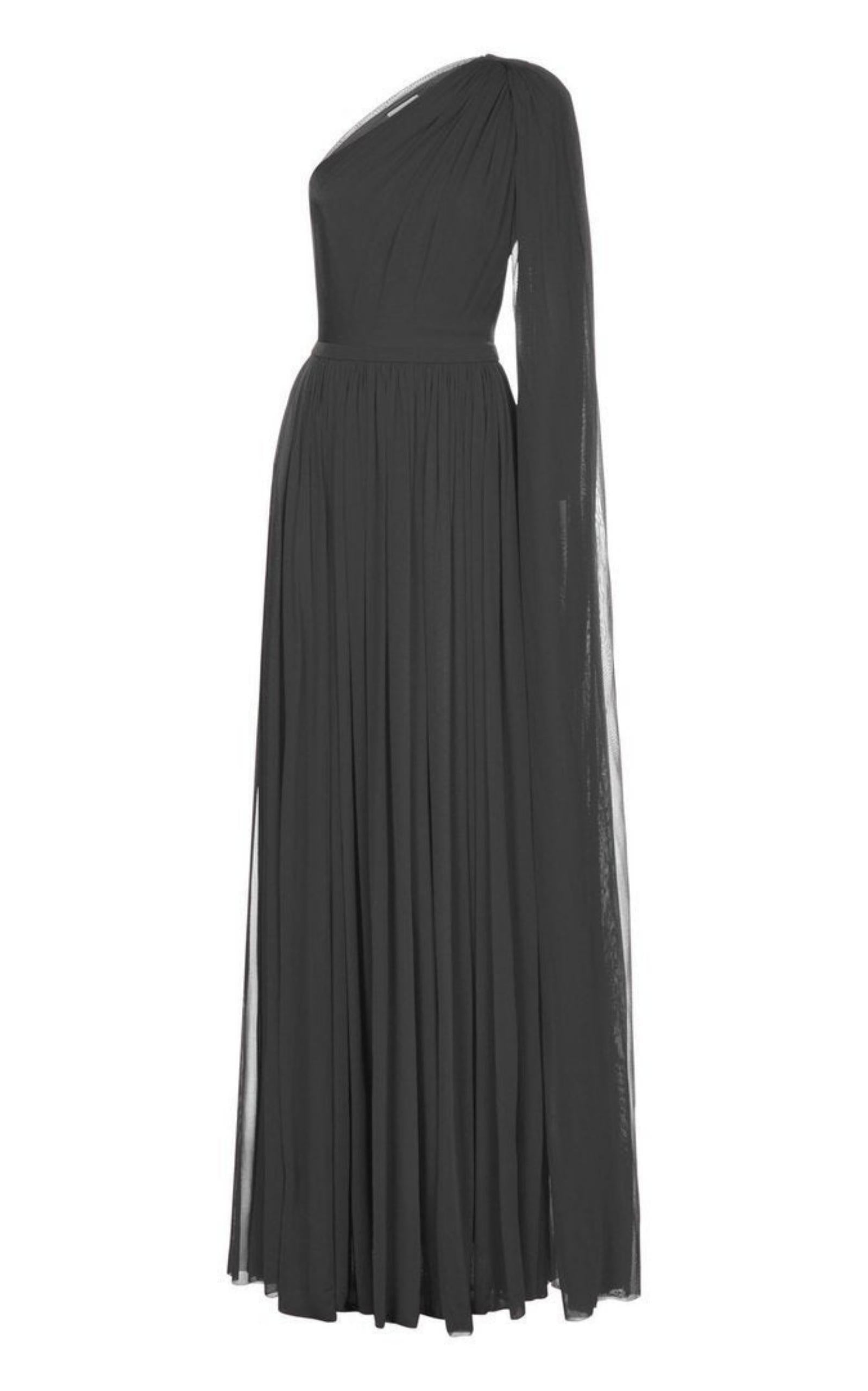 One-shoulder Evening Gown - 1