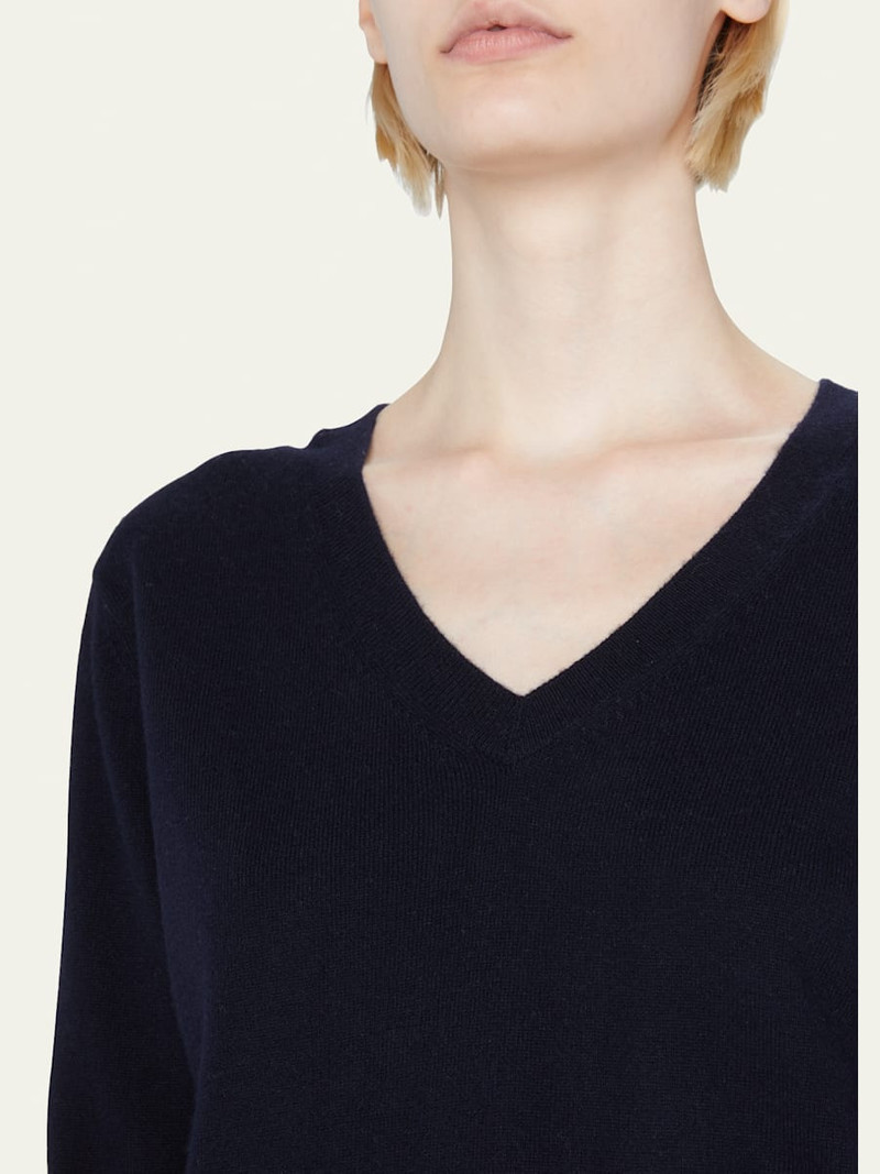 Vince Weekend V-Neck Cashmere Pullover Sweater outlook