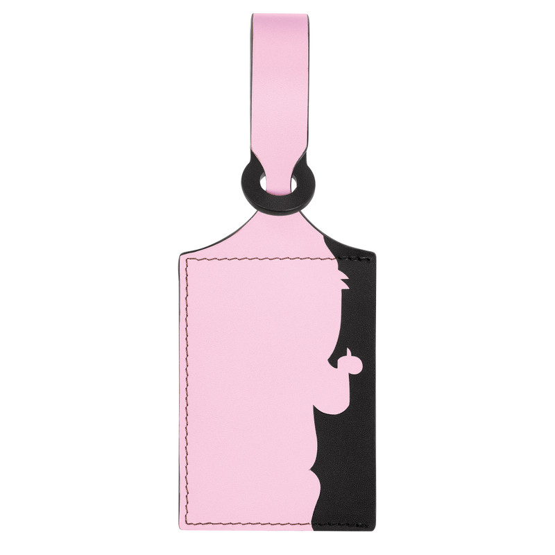 LGP Travel Luggage tag Pink - Leather 1
