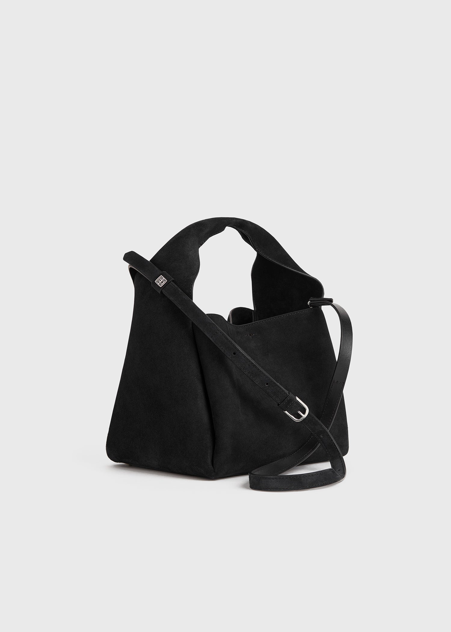 Bucket bag black suede - 8