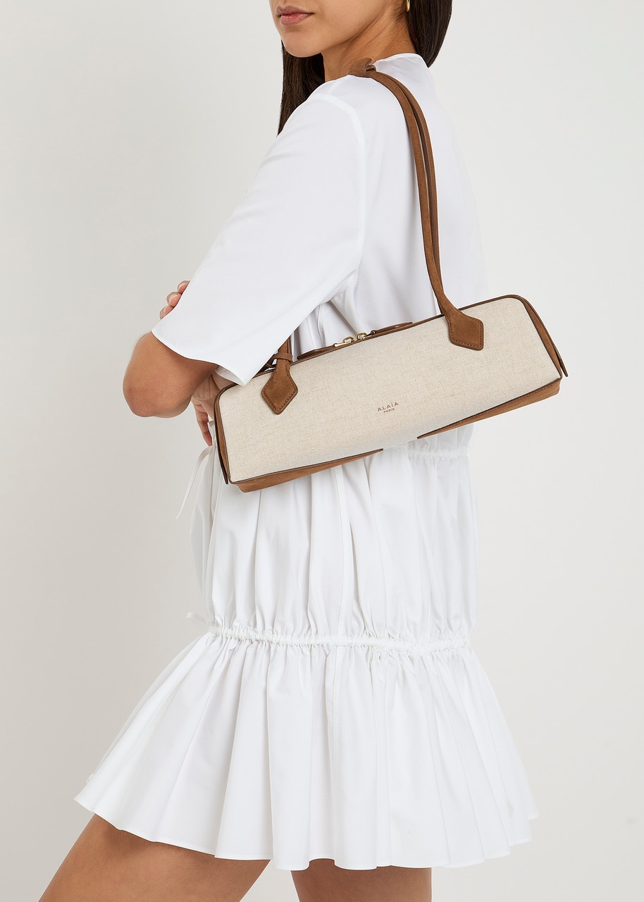 Alaïa Le Teckel Medium Canvas Shoulder bag - 5