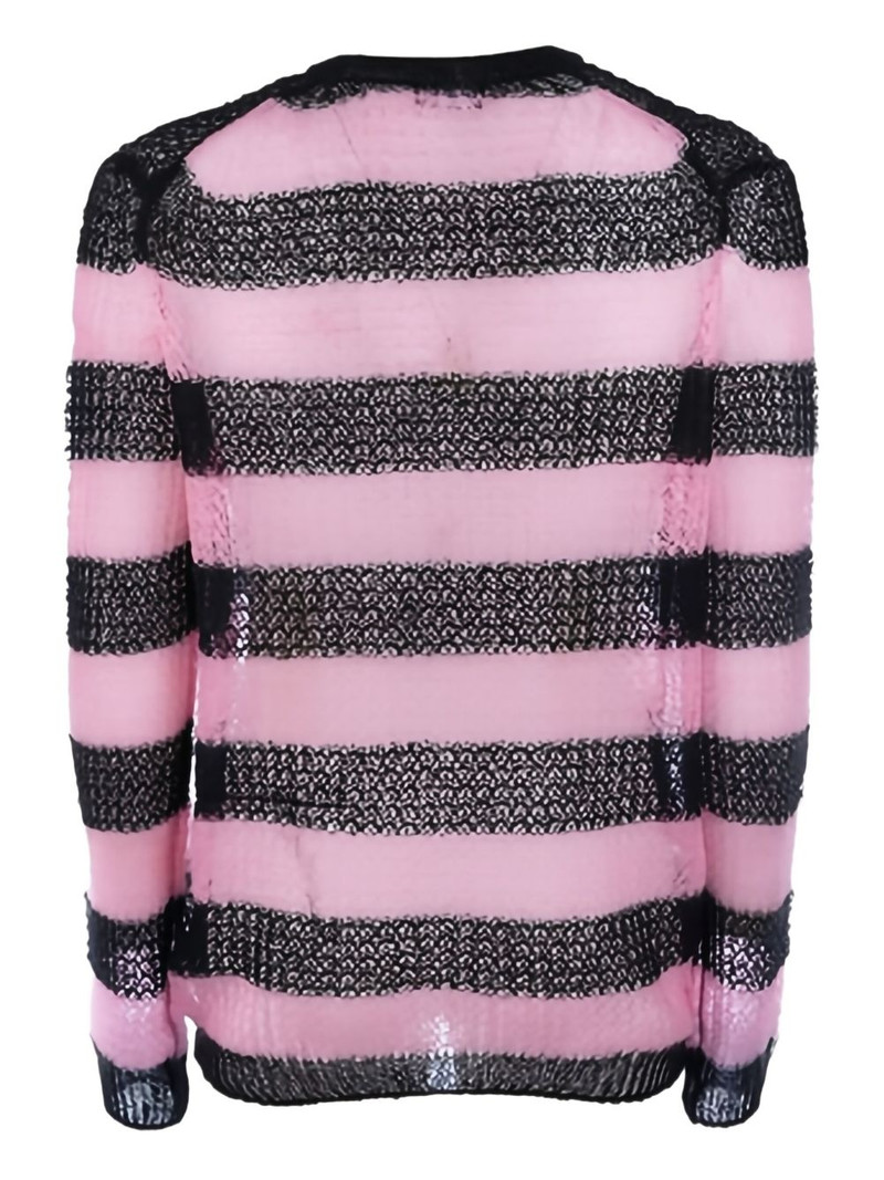 We11done striped mohair sweater outlook