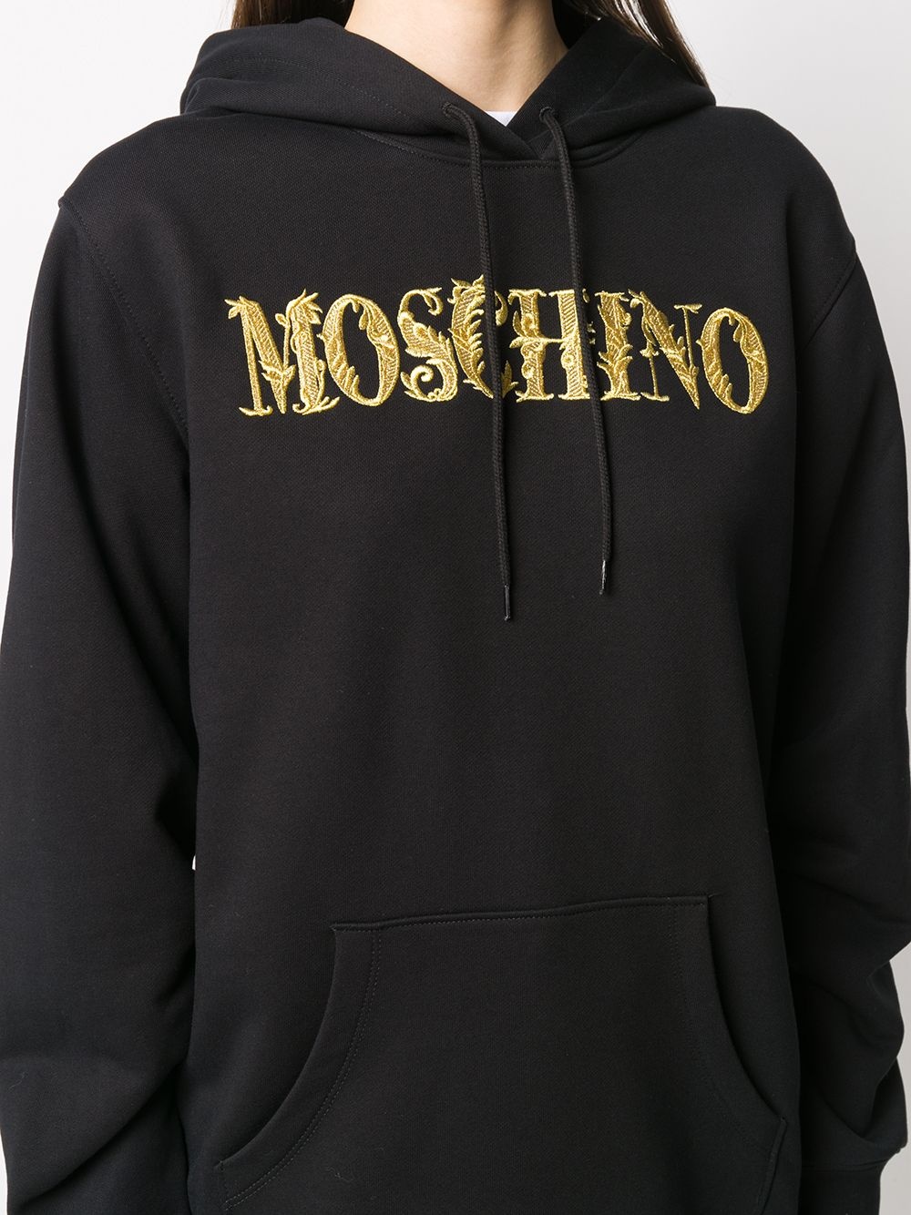 logo embroidery hoodie - 5