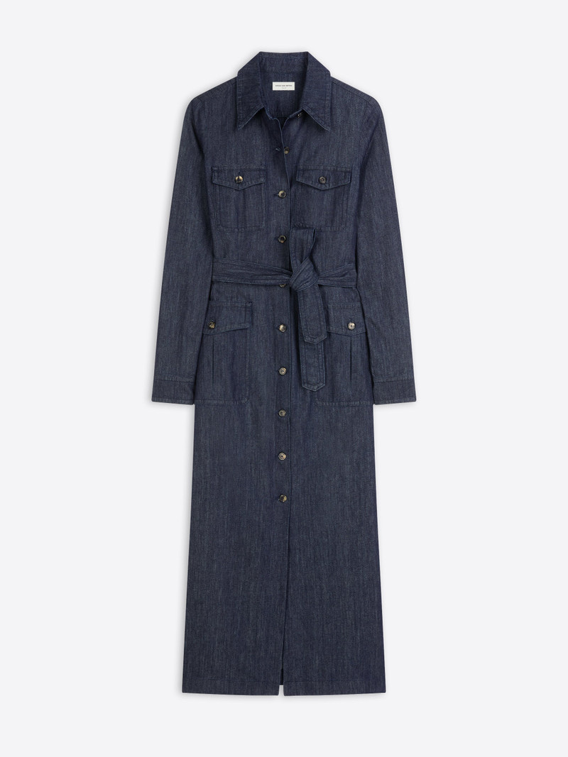 DENIM SHIRT DRESS - 1