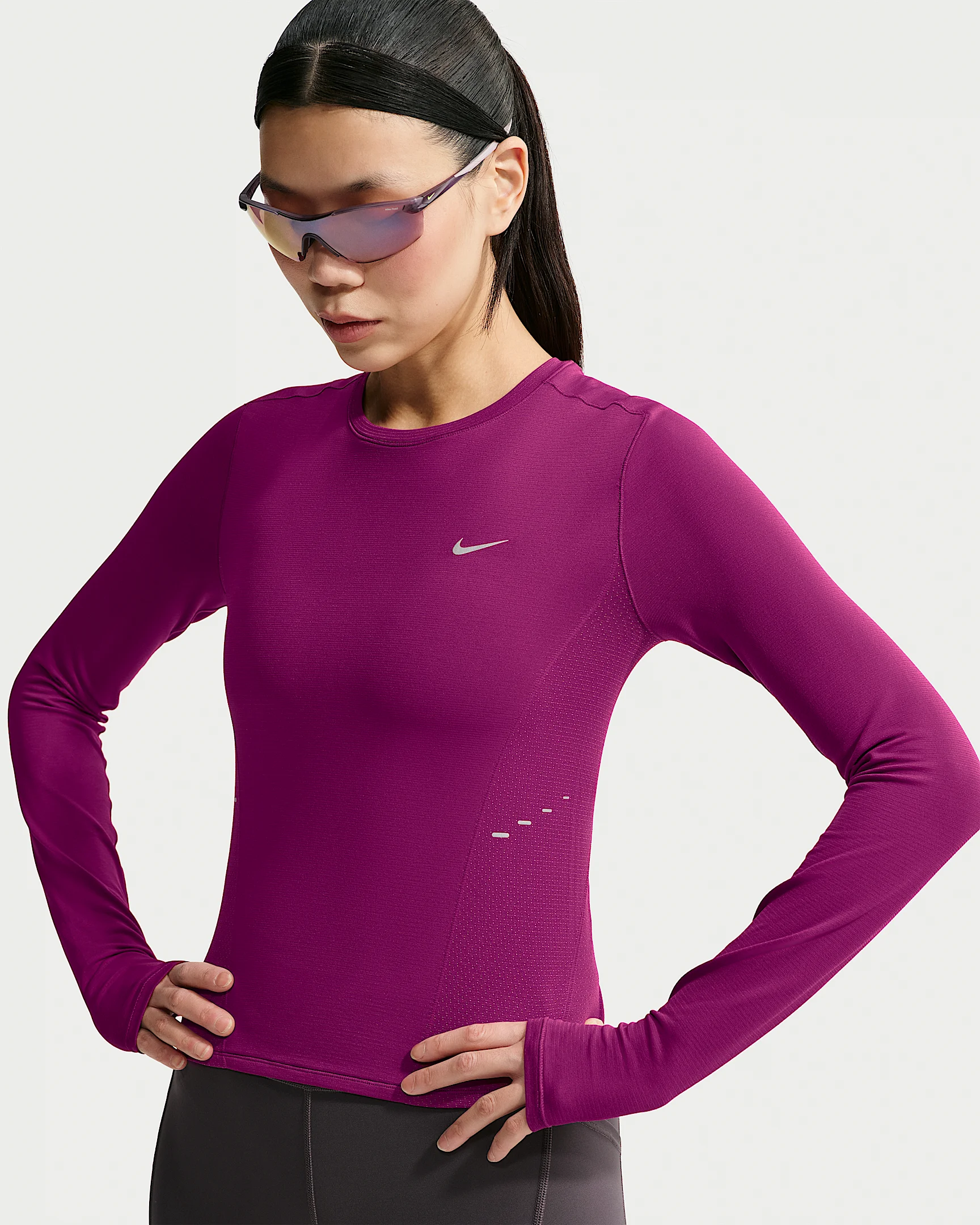 Nike Swift Women's Dri-FIT Seamless Long-Sleeve Running Top - 1