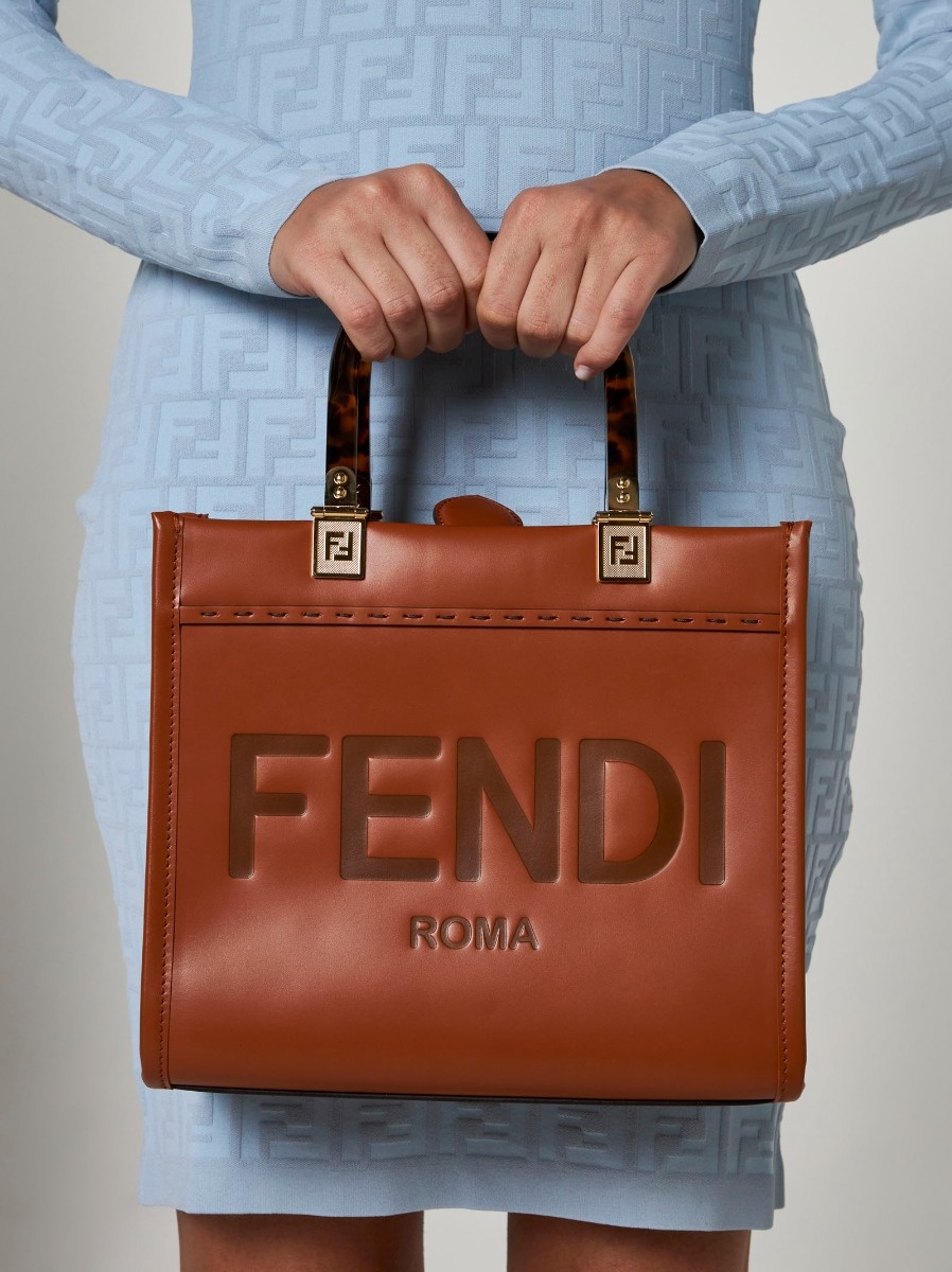 Fendi Sunshine leather small tote bag - 2