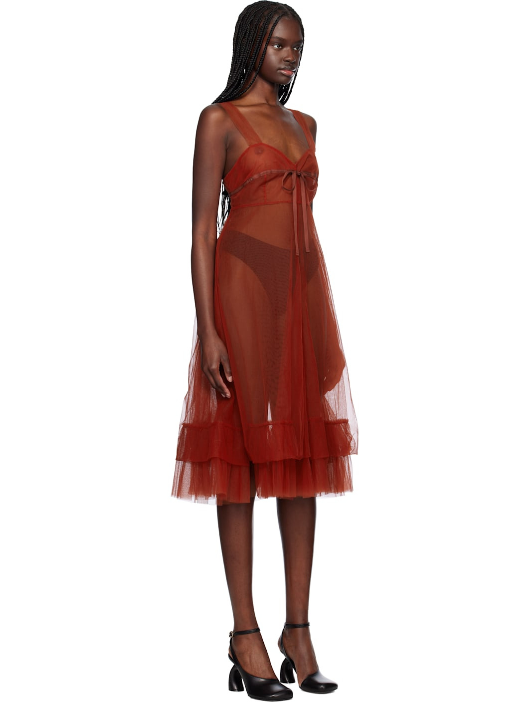 Red Benny Midi Dress - 2