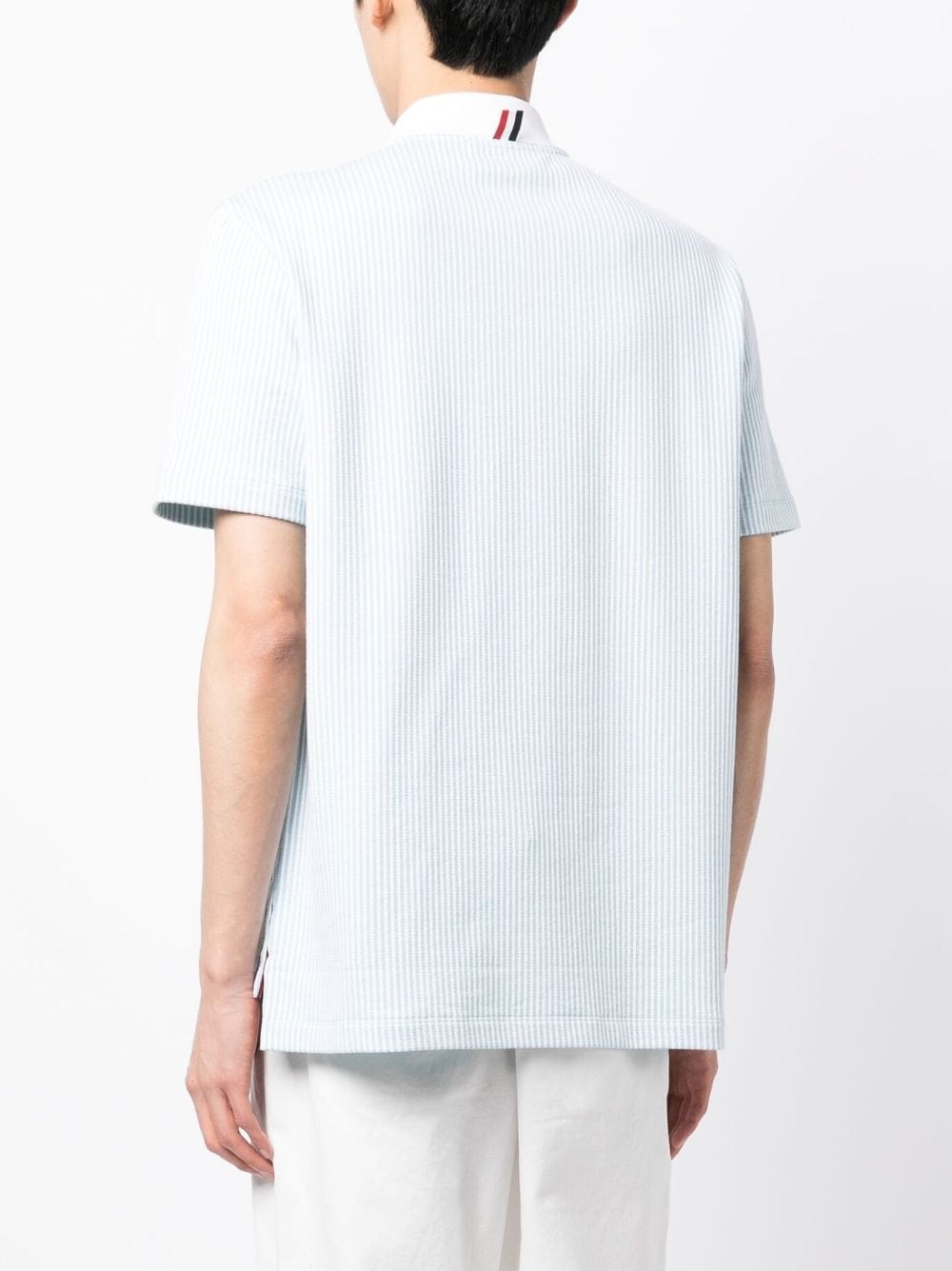 striped polo shirt - 4