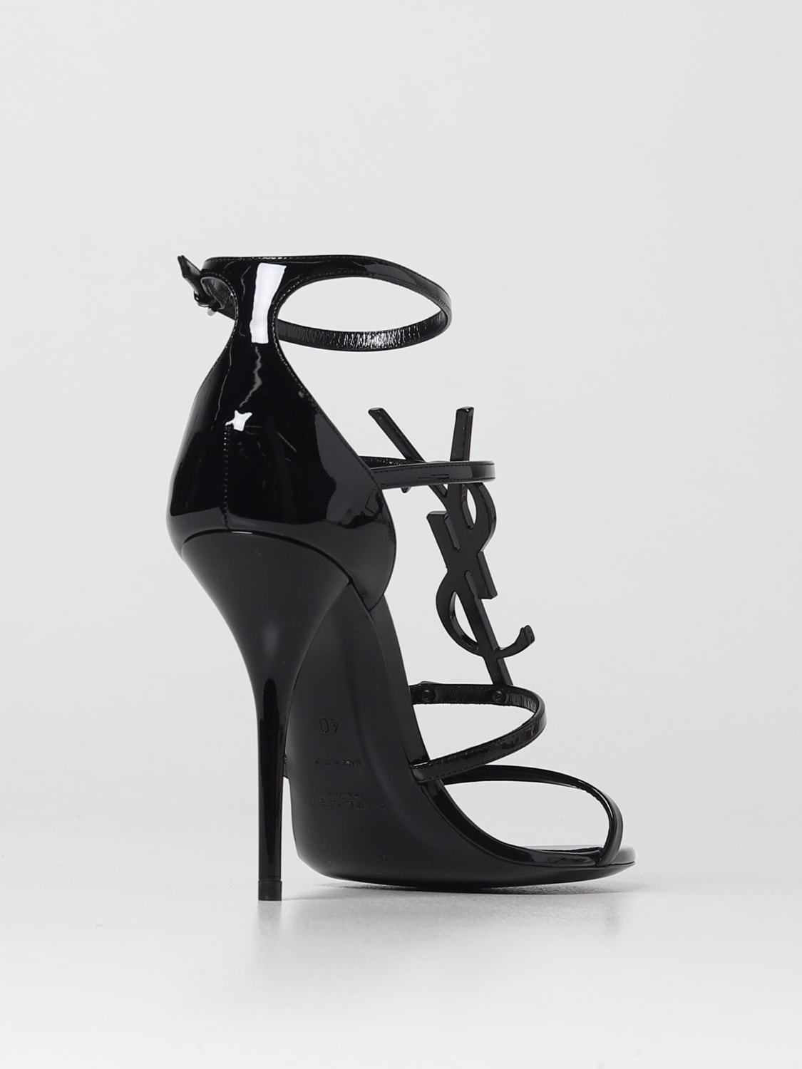 Cassandra Saint Laurent sandals in patent leather - 3
