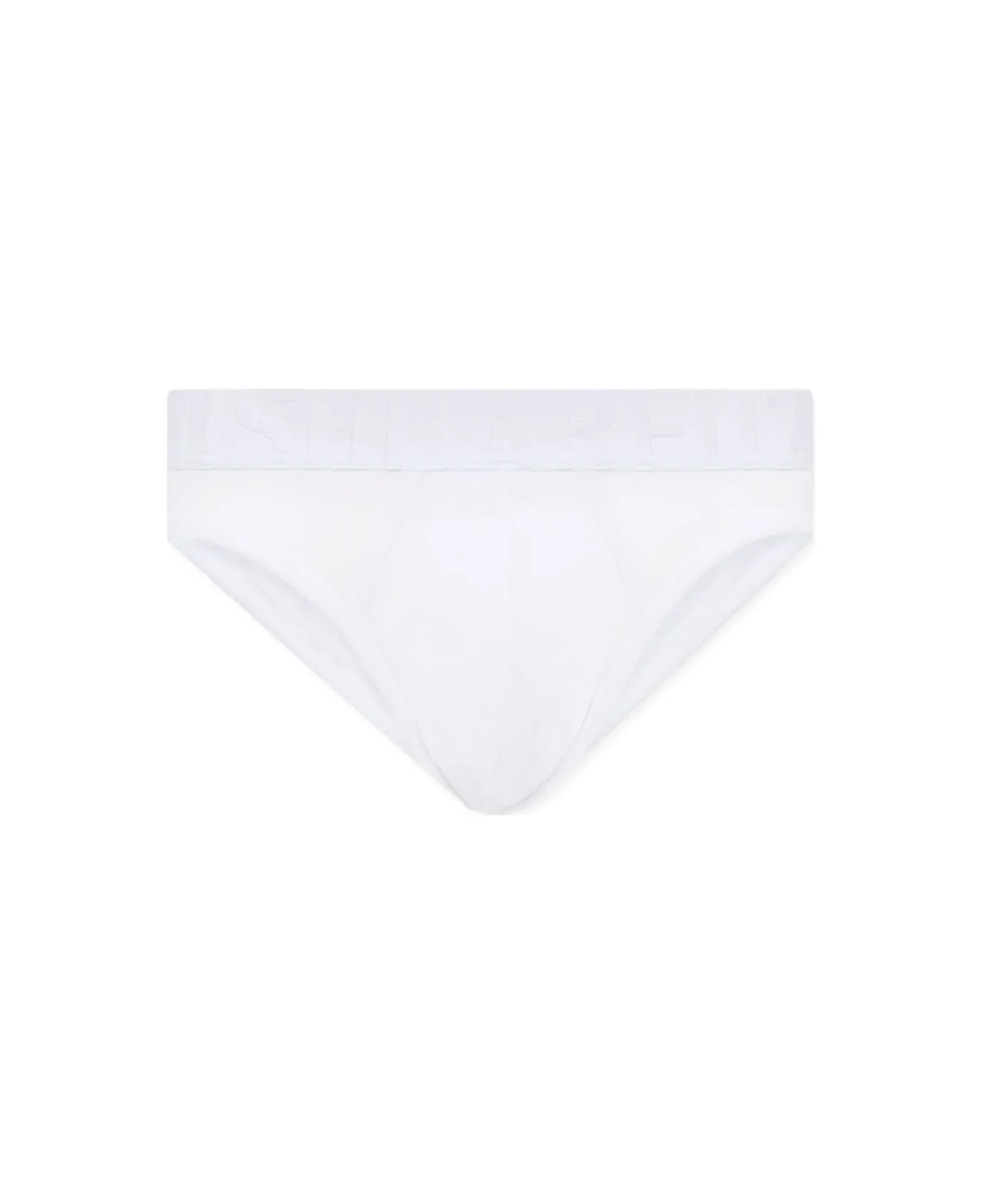 Dsquared White Jersey Briefs - 1