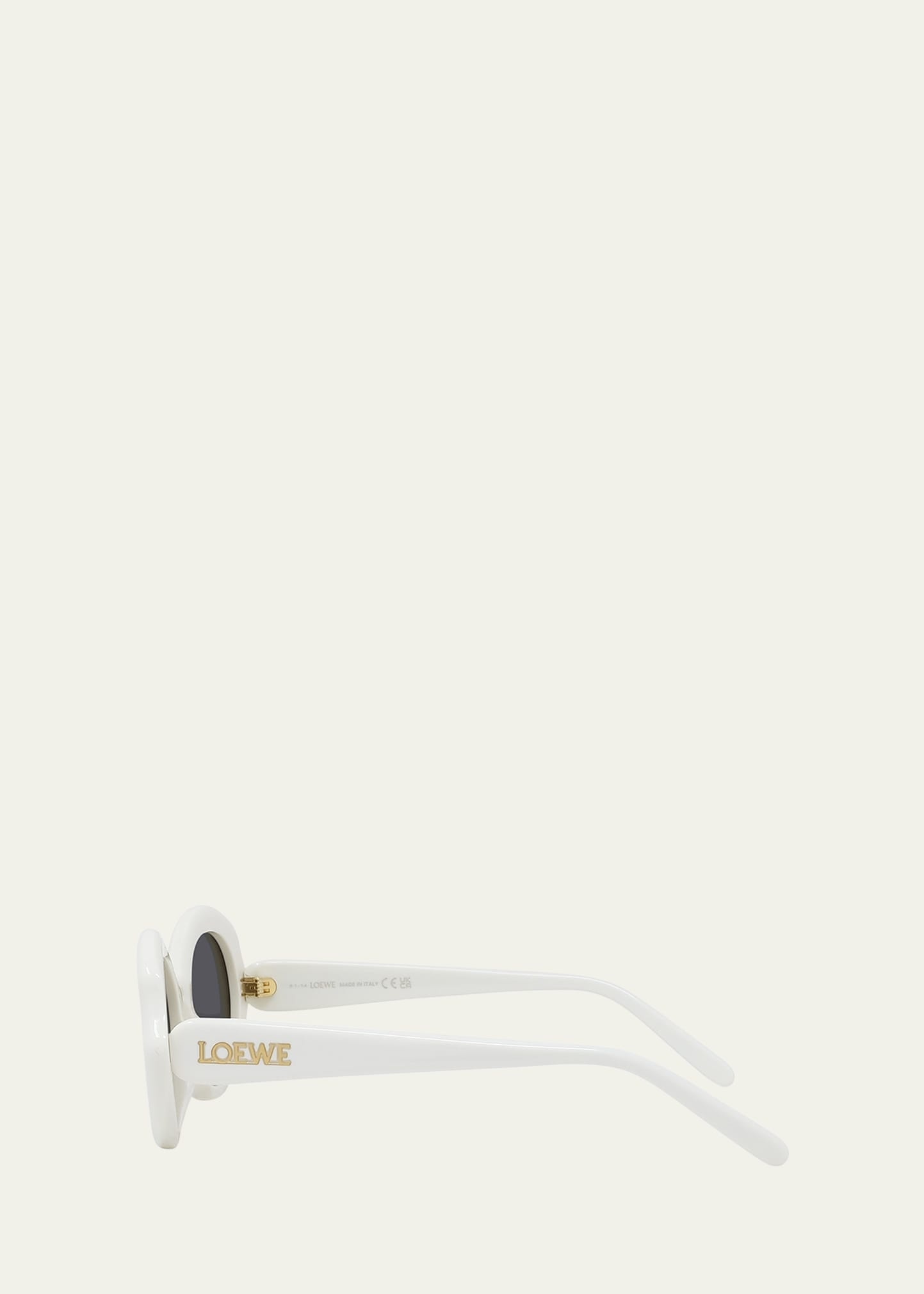 Round Slim Acetate Sunglasses - 3