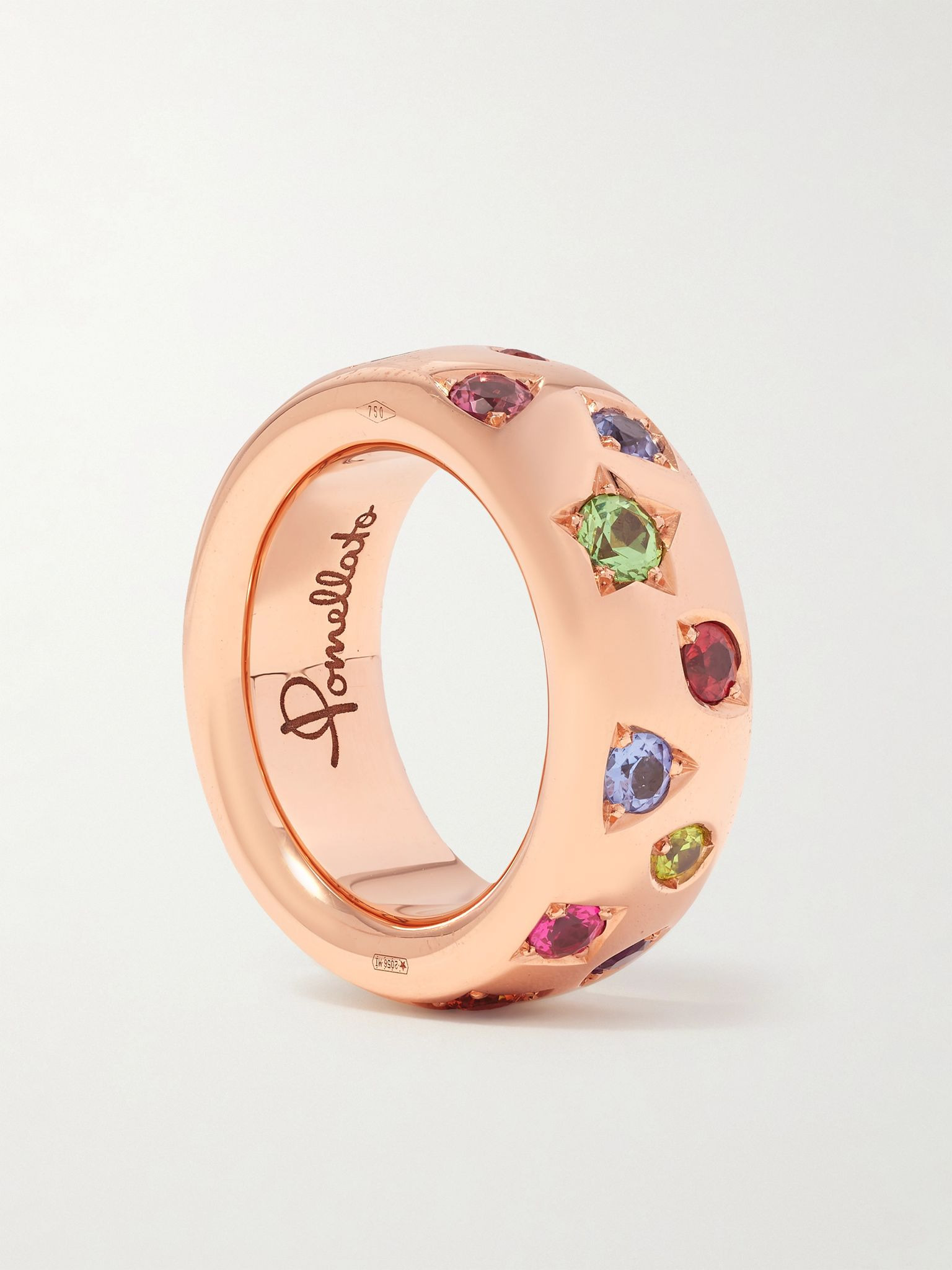 Iconica 18-karat rose gold multi-stone ring Gold - 5