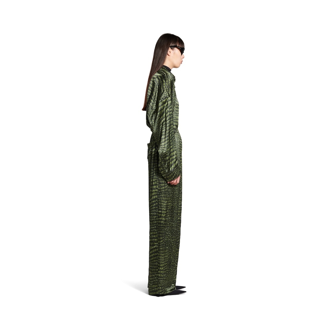 Women's Pyjama Pants in Green - 3