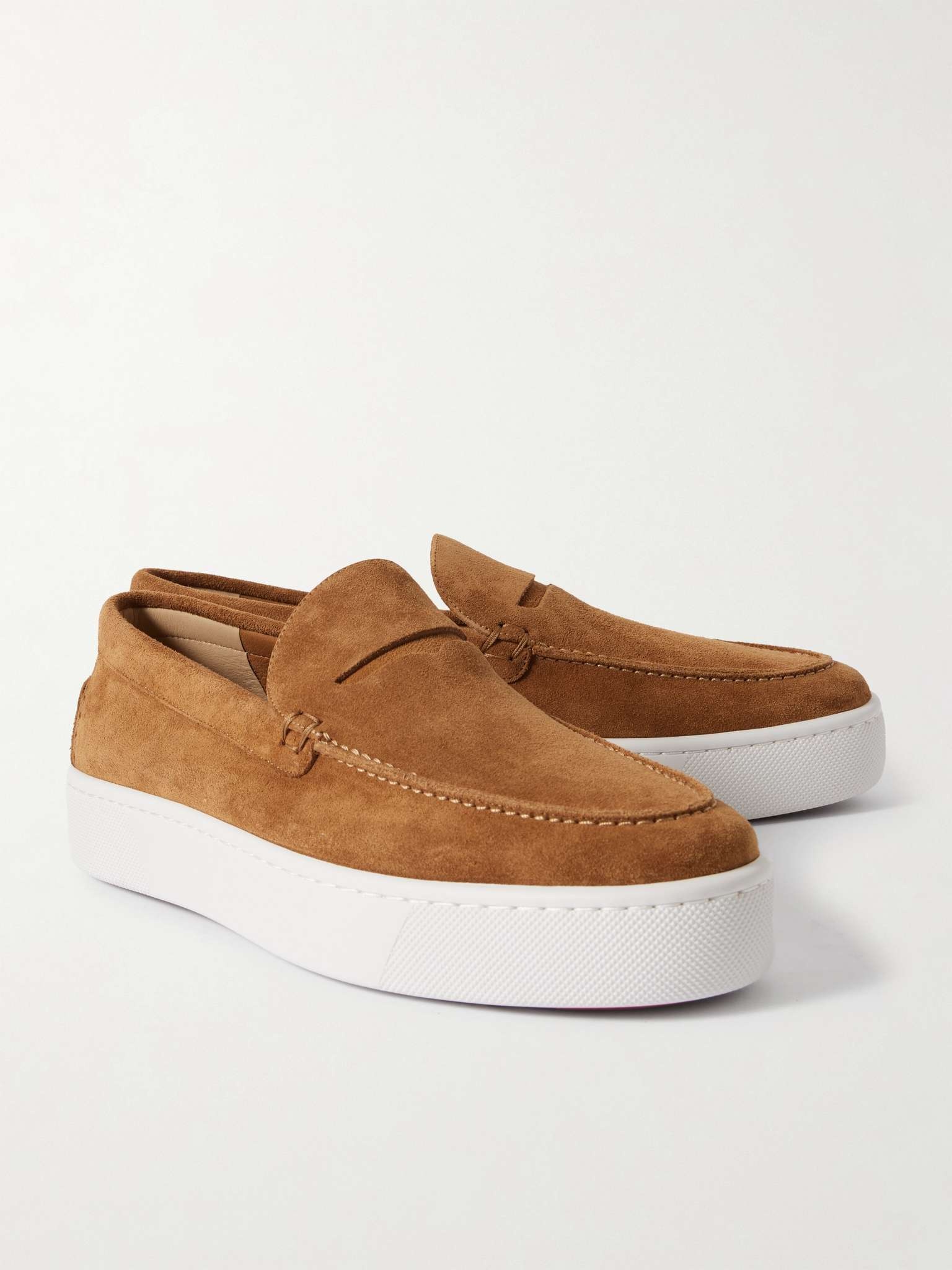 Paqueboat Suede Penny Loafers - 4