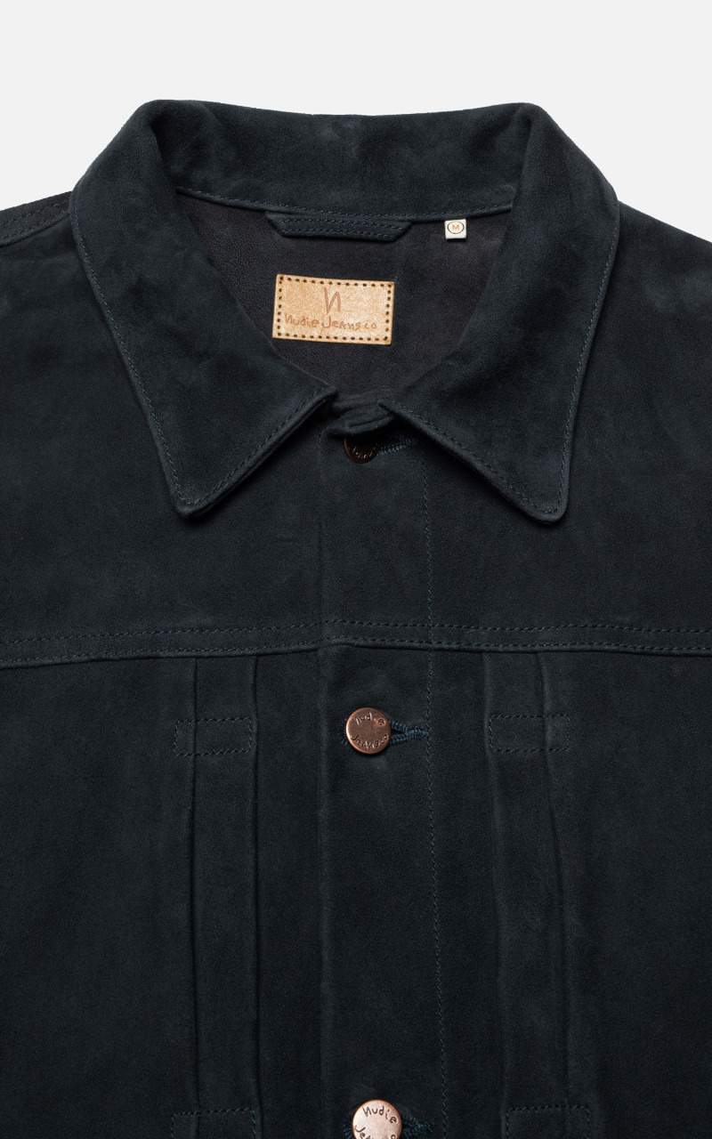 DANTE II SUEDE JACKET NAVY - 3