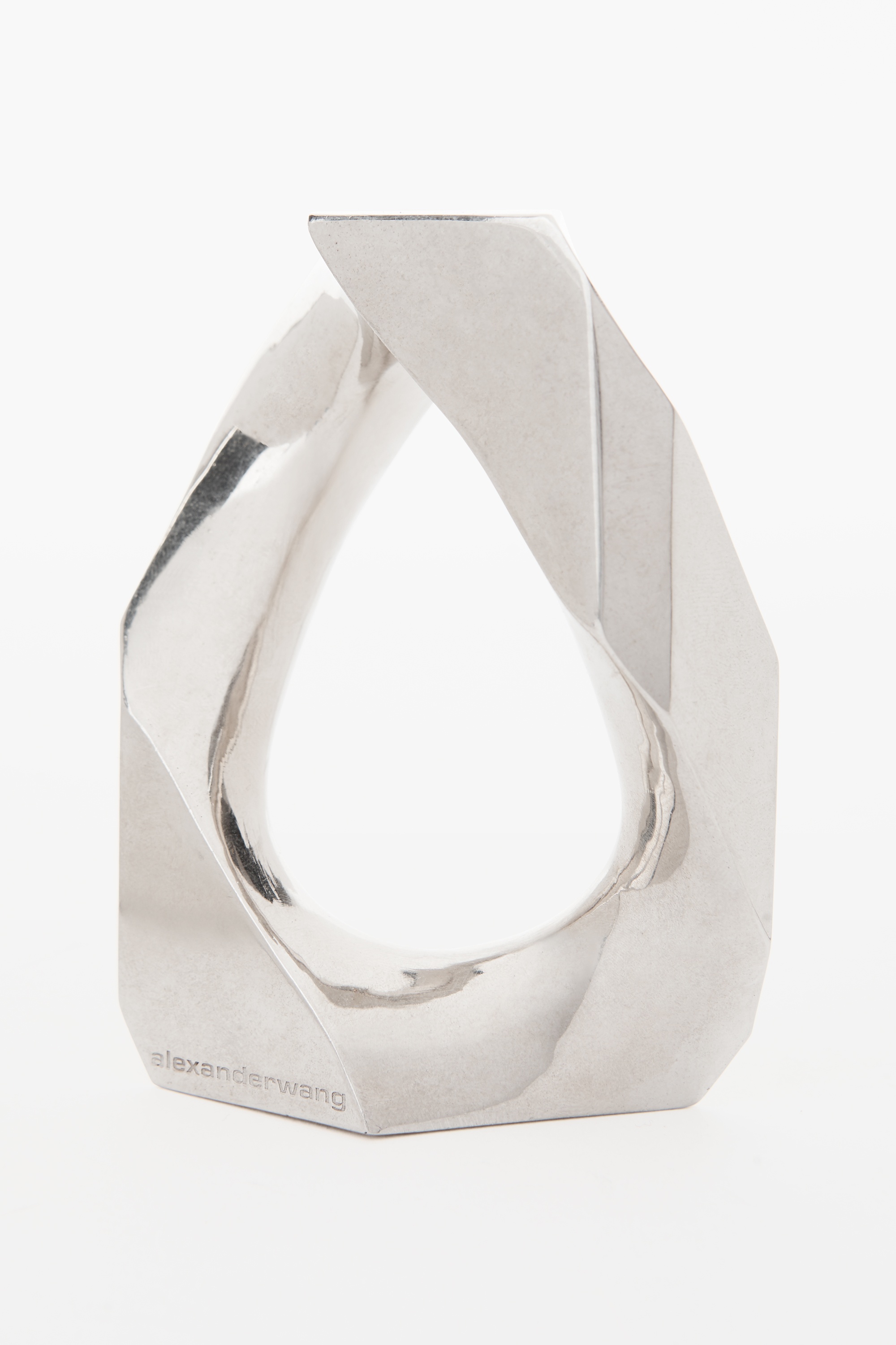 CHAIN-LINK BANGLE BRACELET IN ALUMINUM - 2