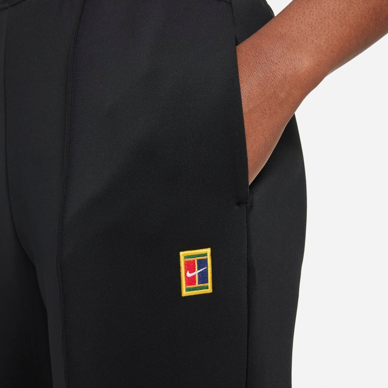 (WMNS) NikeCourt Dri-FIT Knit Tennis Trousers 'Black' DA4723-010 - 3