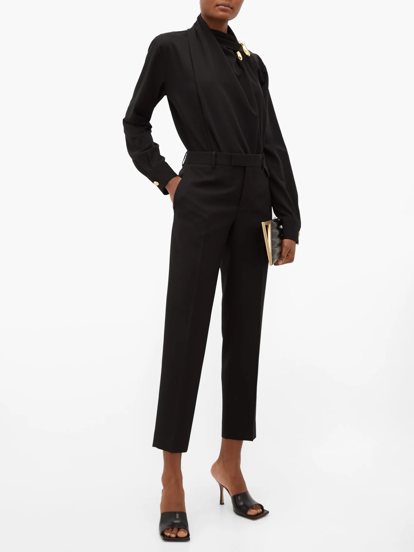 Tailored wool-twill trousers - 3