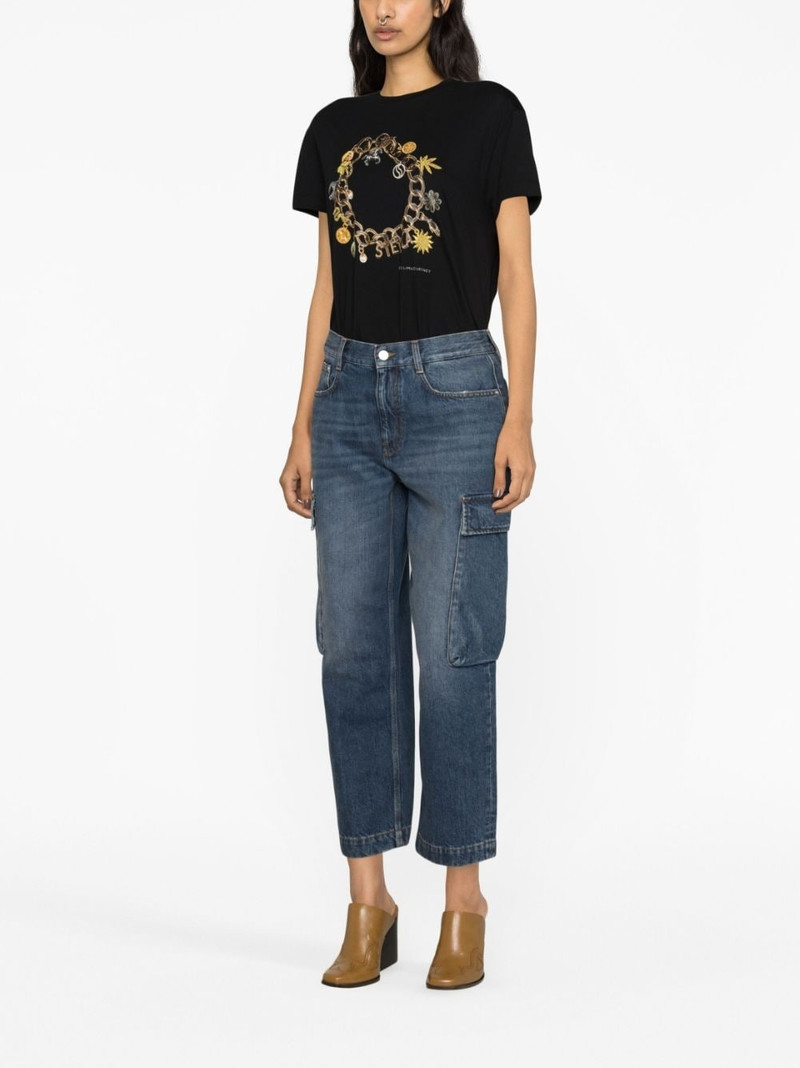 Stella McCartney cropped cargo jeans outlook