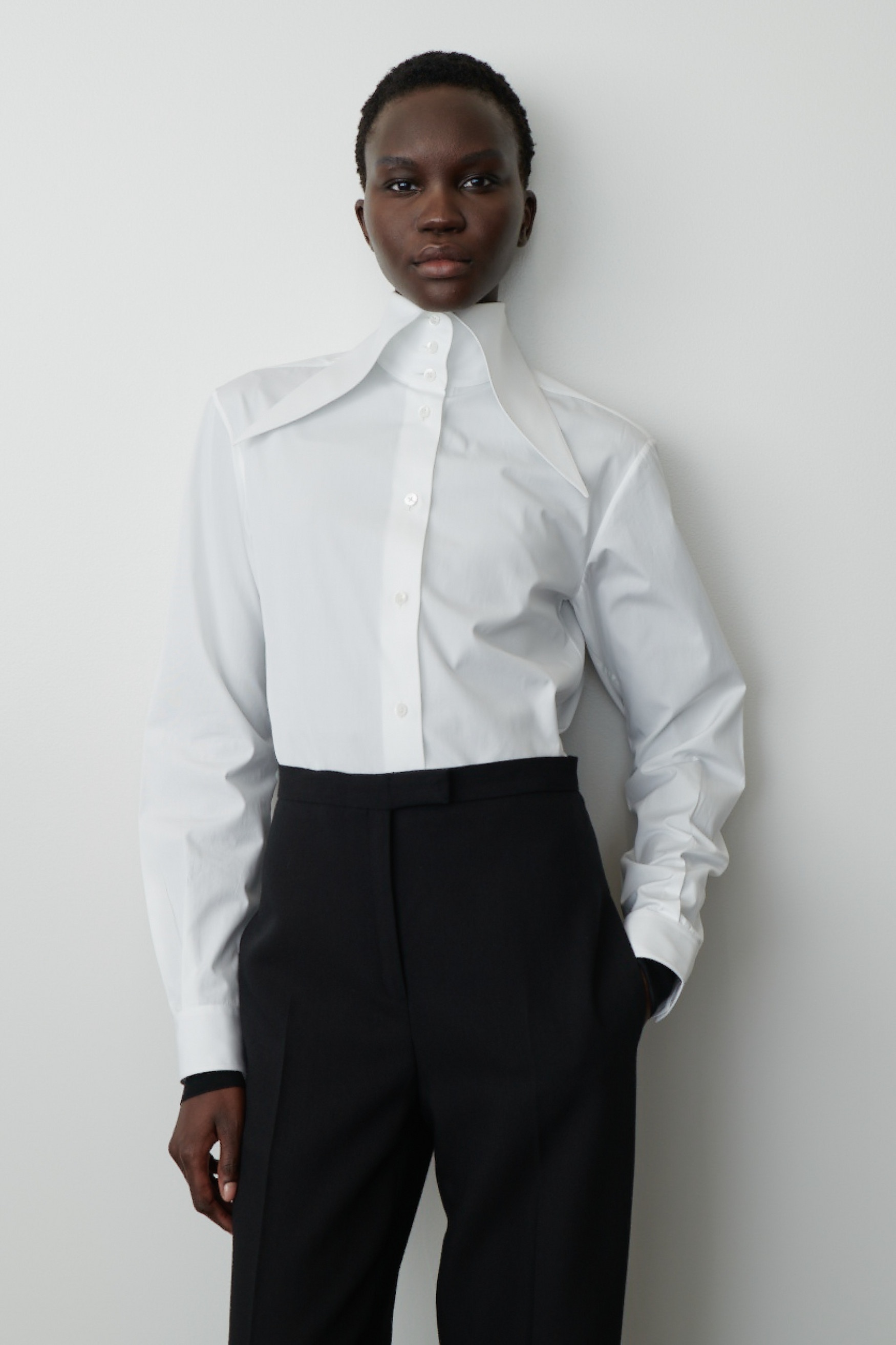 The Row Armelle Shirt in Cotton REVERSIBLE