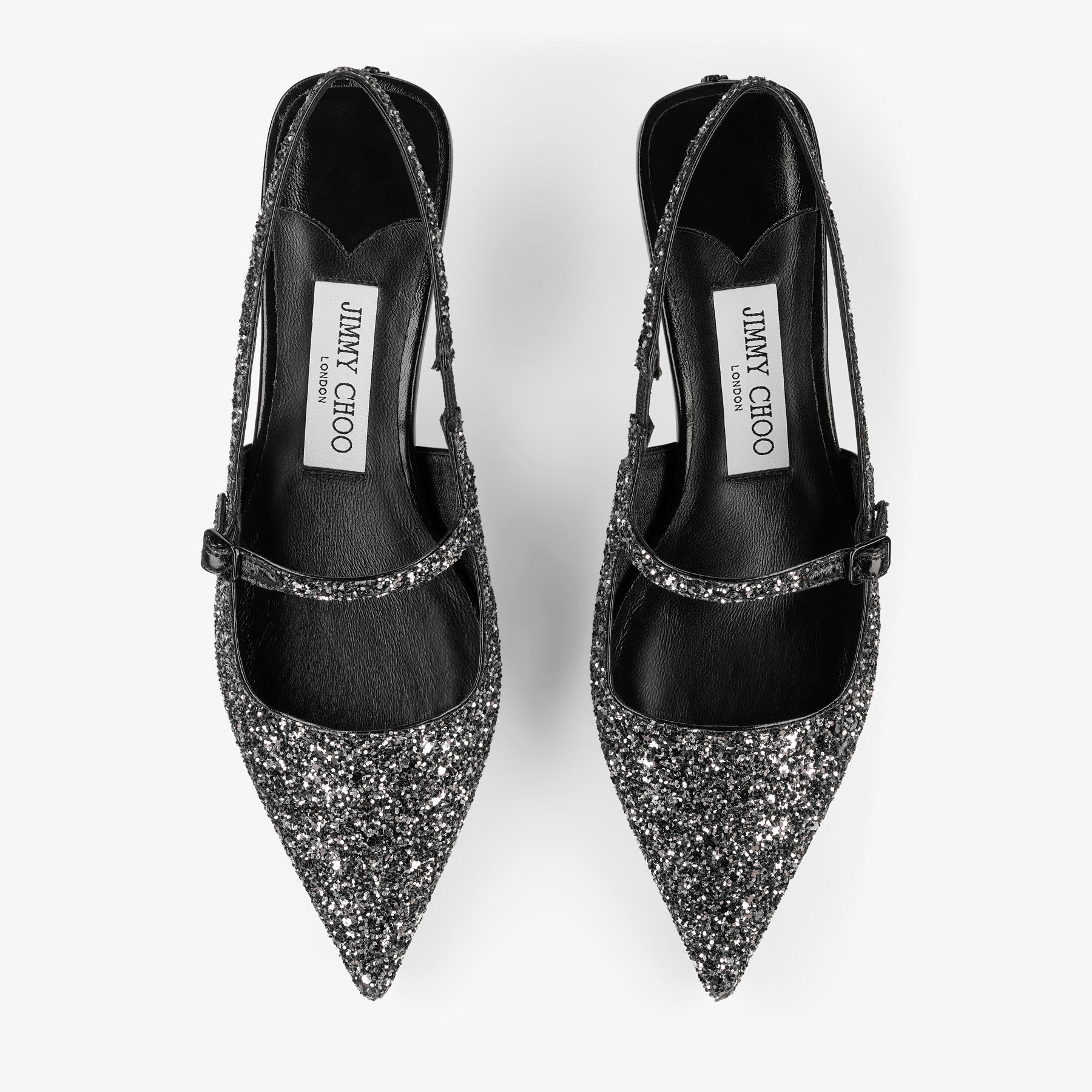 Didi 45
Black Glitter Patent Pumps - 5