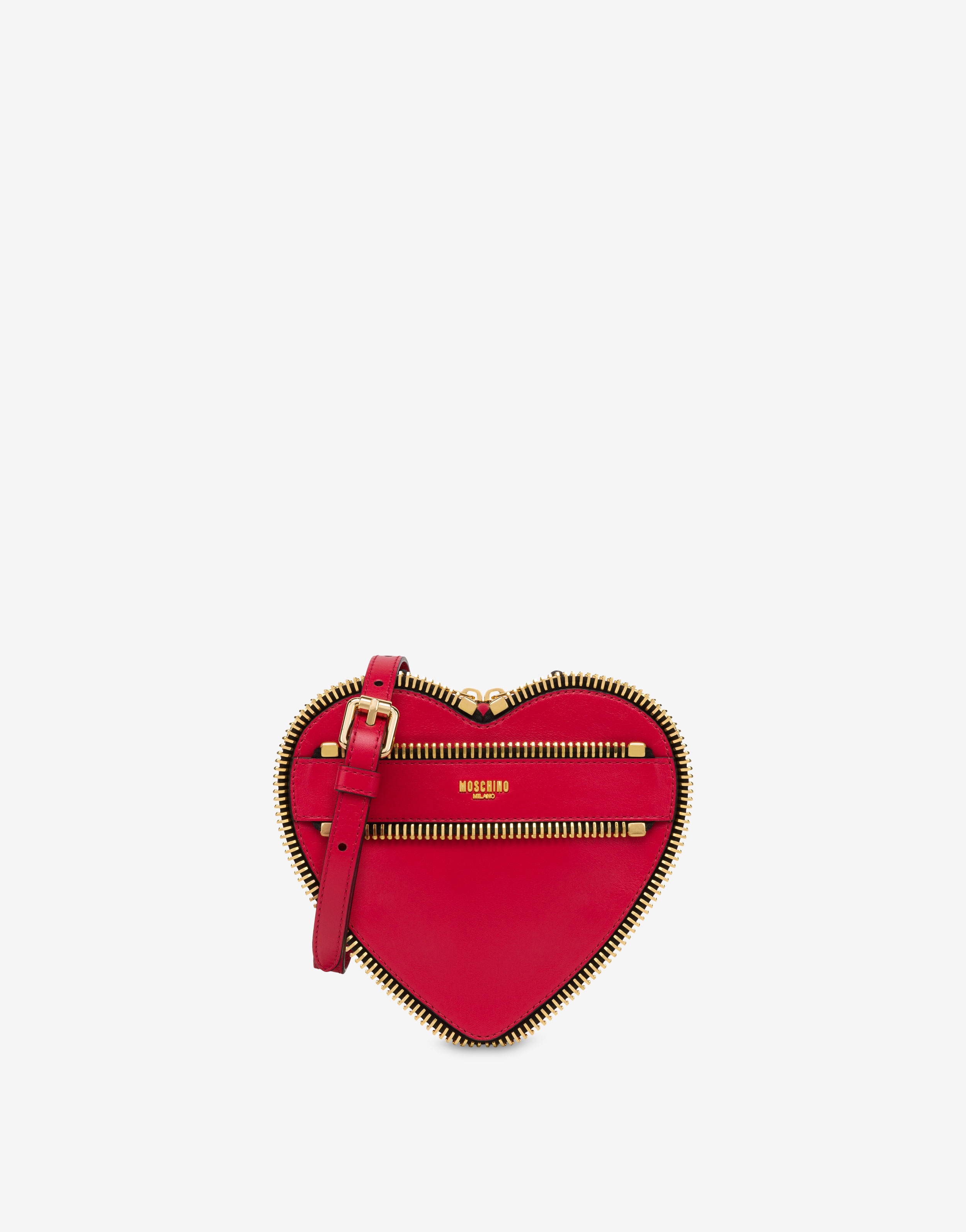 MOSCHINO RIDER HEART-SHAPED BAG - 1