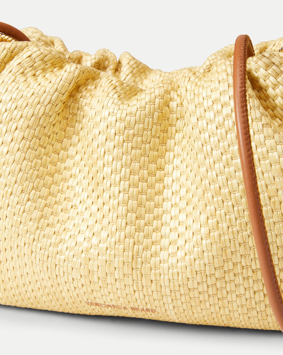 SMALL VERONICA BEARD RAFFIA STASH BAG - 3
