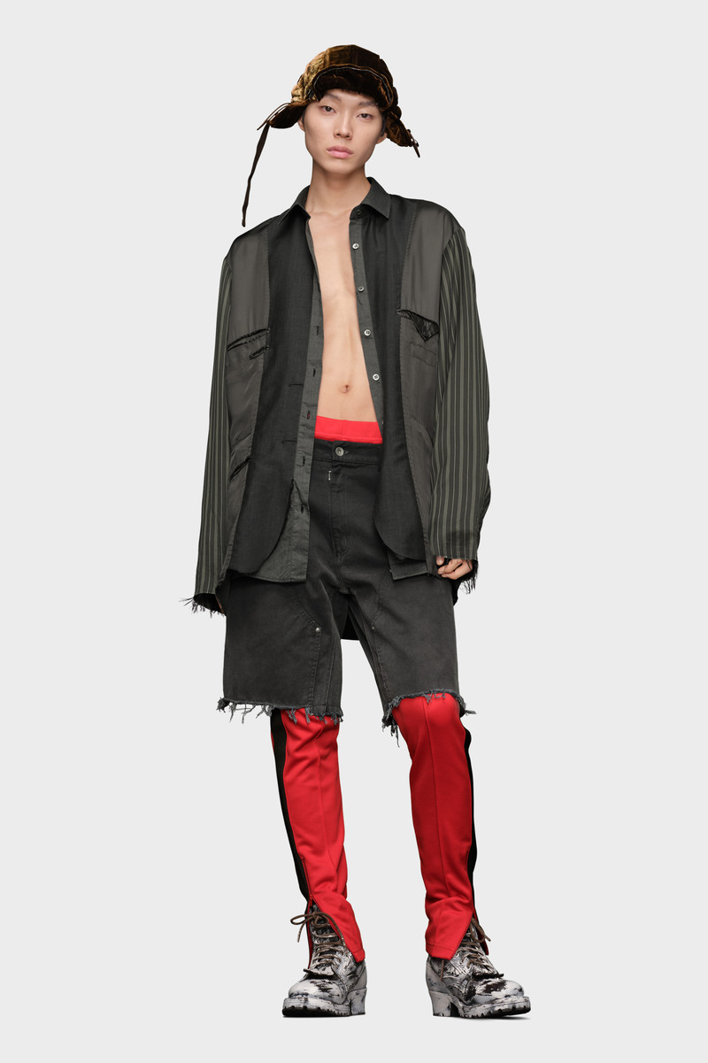 Maison Margiela Patchwork inside-out jacket outlook