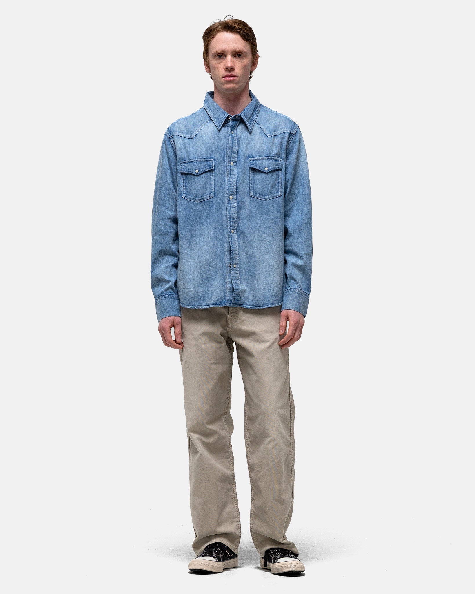 Social Sculpture Shirt DMGD Lt Indigo - 2