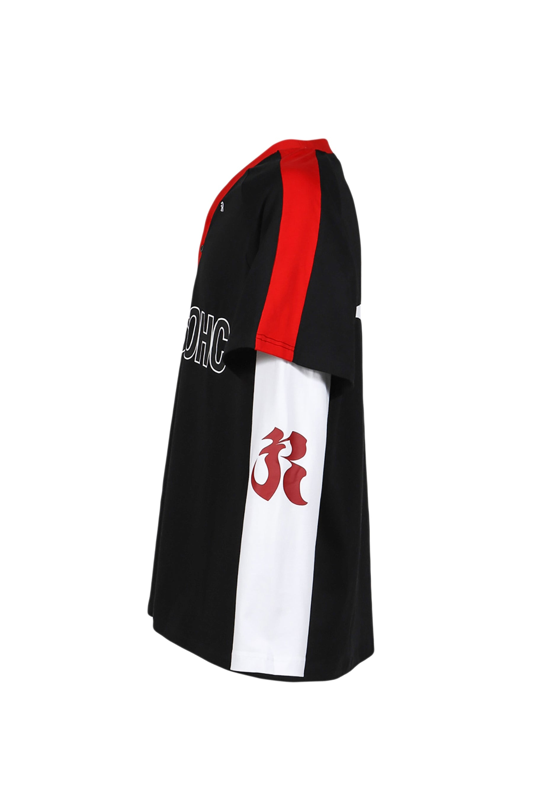 BASEBALL LONGSLEEVE POLO / BLK - 5