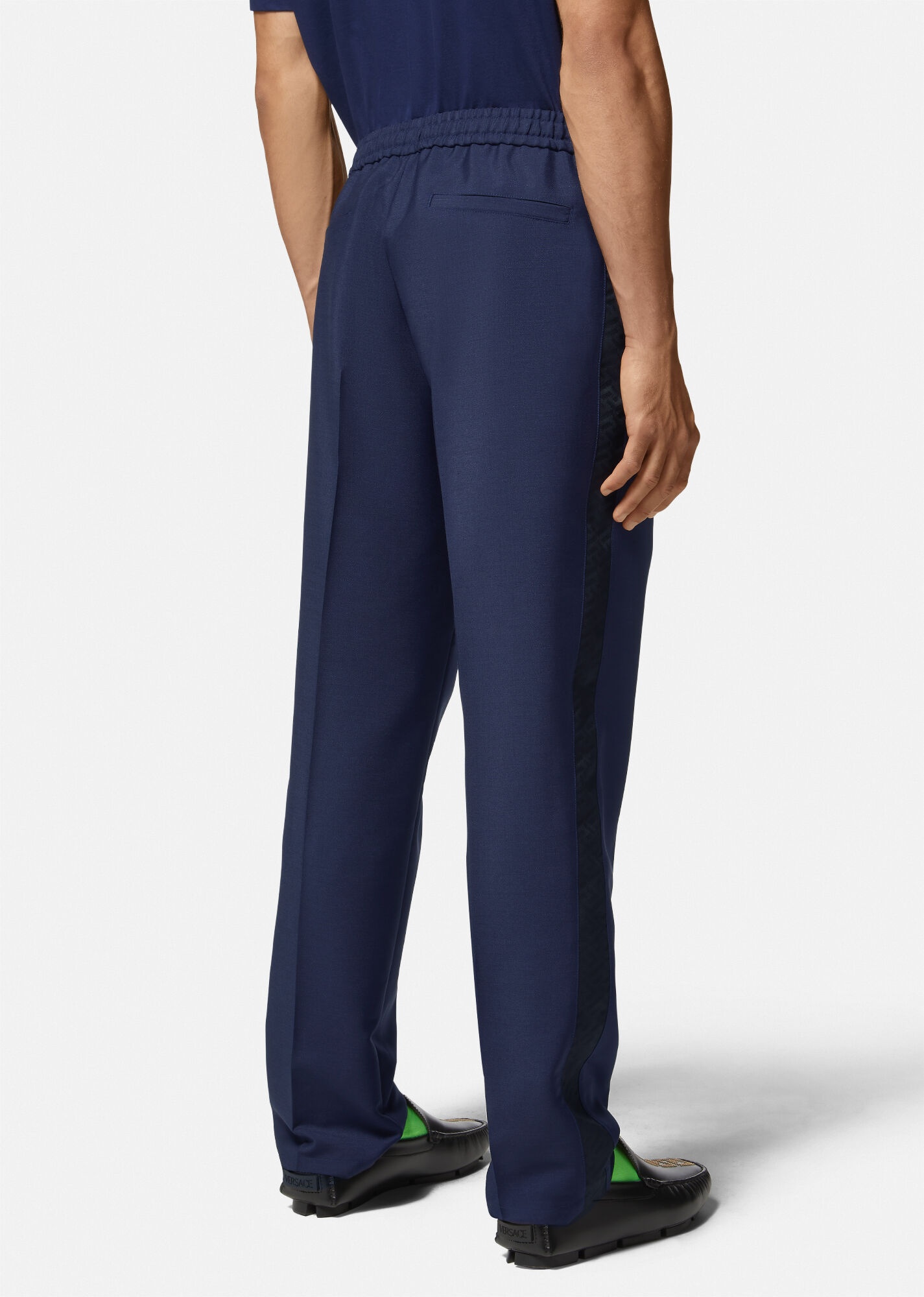 La Greca Jacquard Mohair Pants - 4