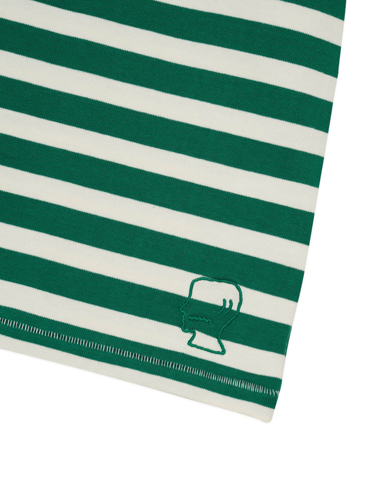 Heavyweight Stripe T-shirt - Green 4