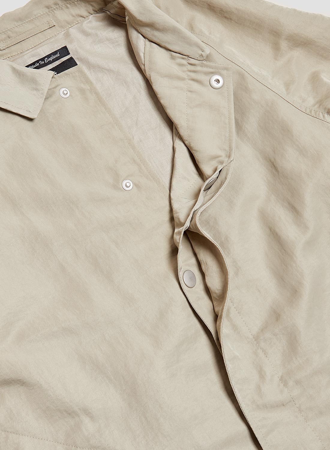 Nam Coat in Stone Nylon - 7