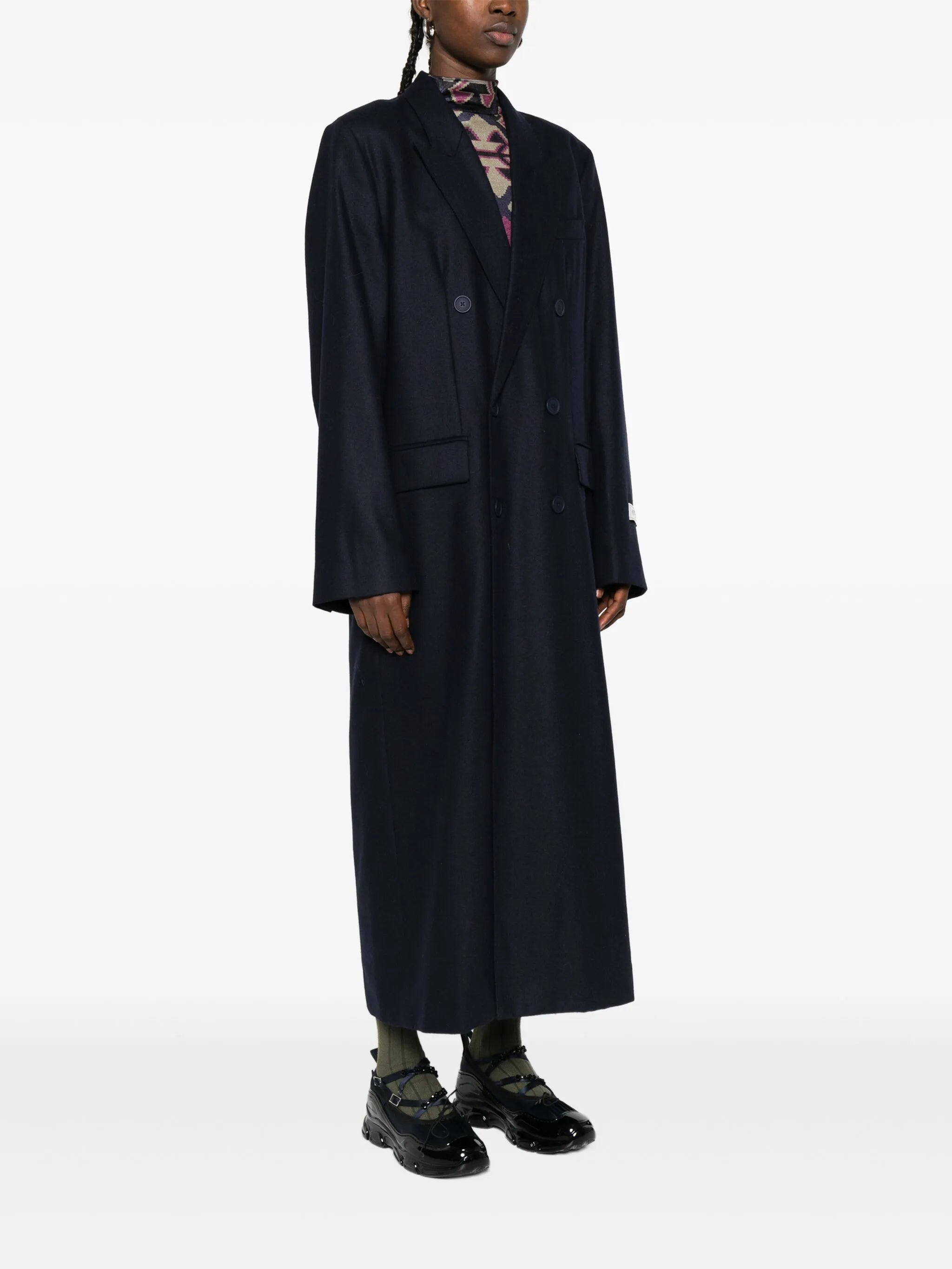 Fiorucci Wool-blend Double-breasted Coat - 4