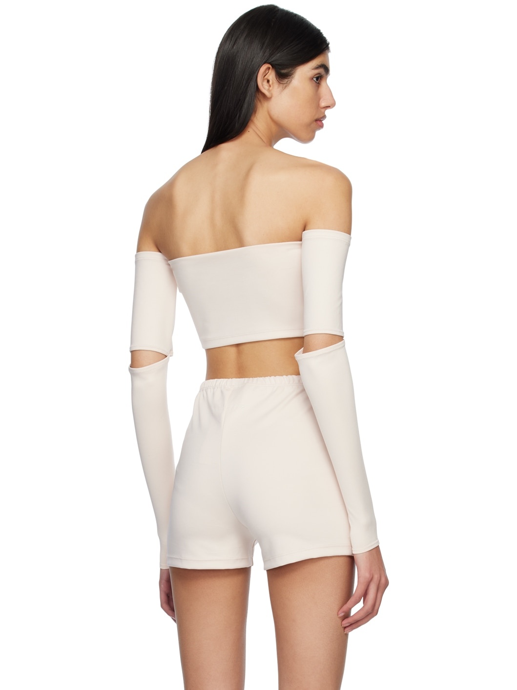 Off-White Bodycon T-Shirt - 3