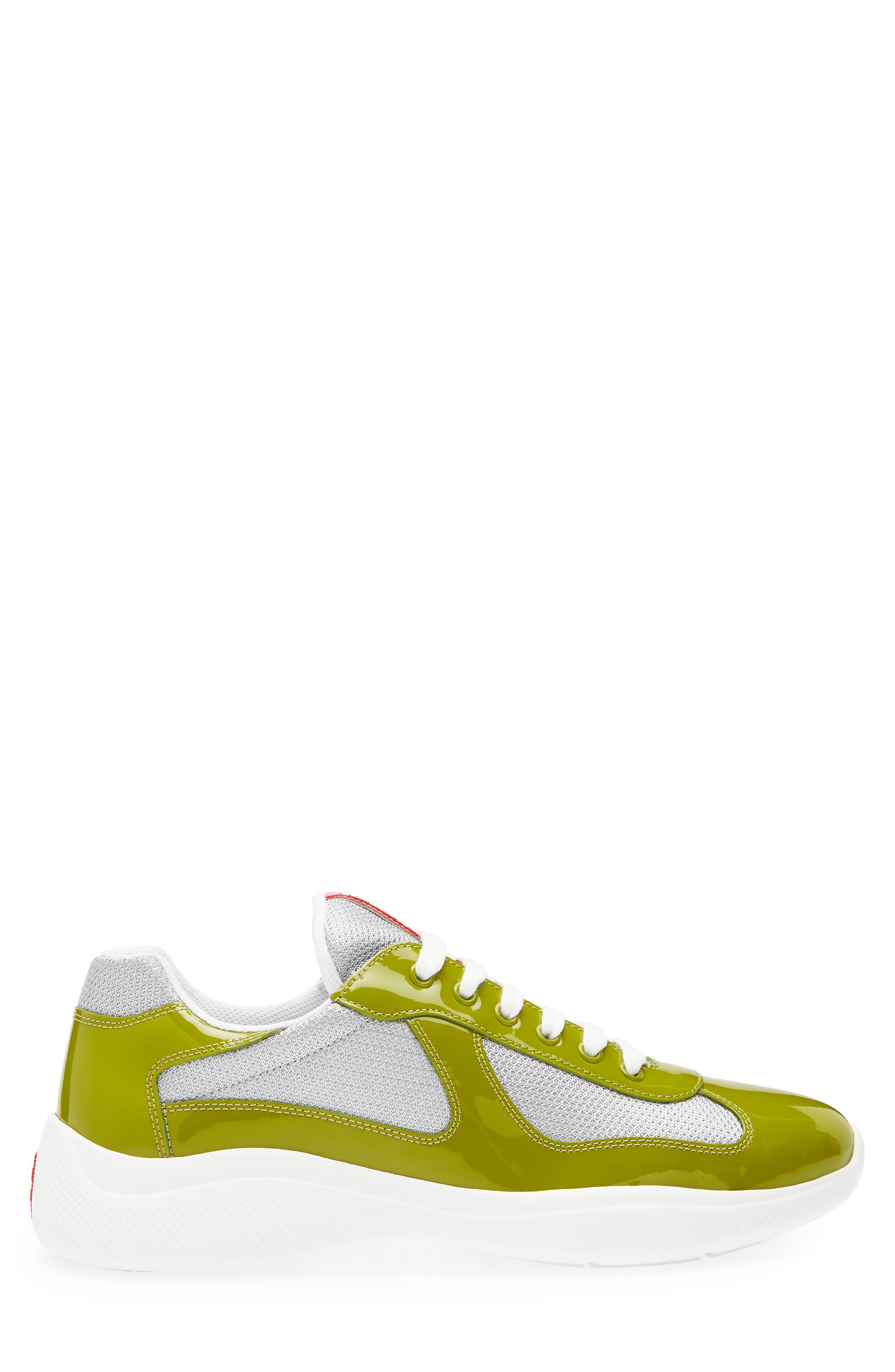Prada America's Cup Sneaker in Prato/Argento at Nordstrom - 3