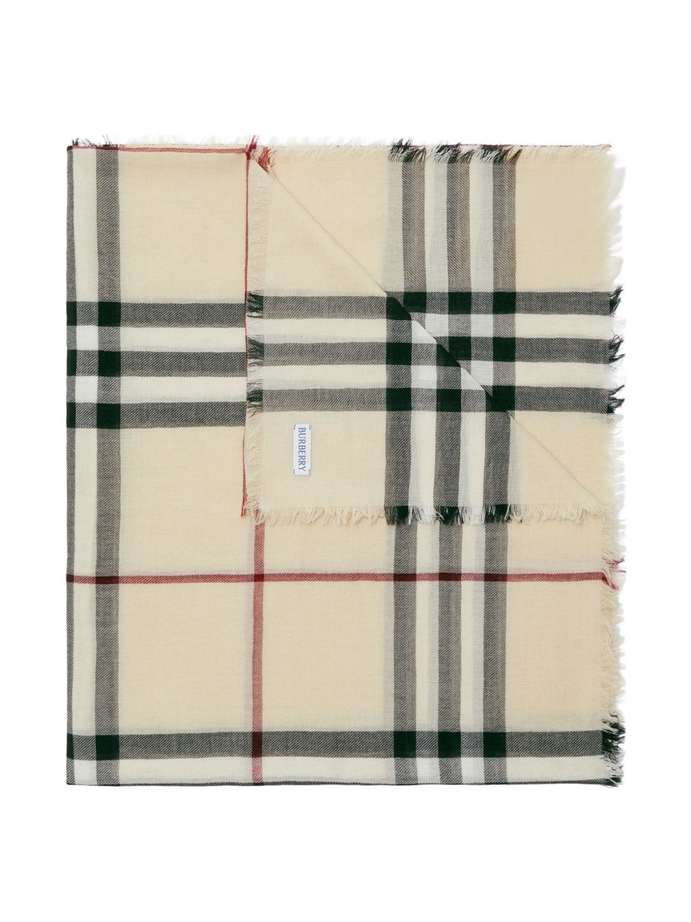 Burberry Women Giant Check Wool Scarf - 5