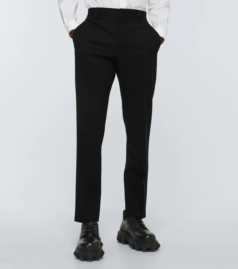 Wool-blend slim-fit pants 3