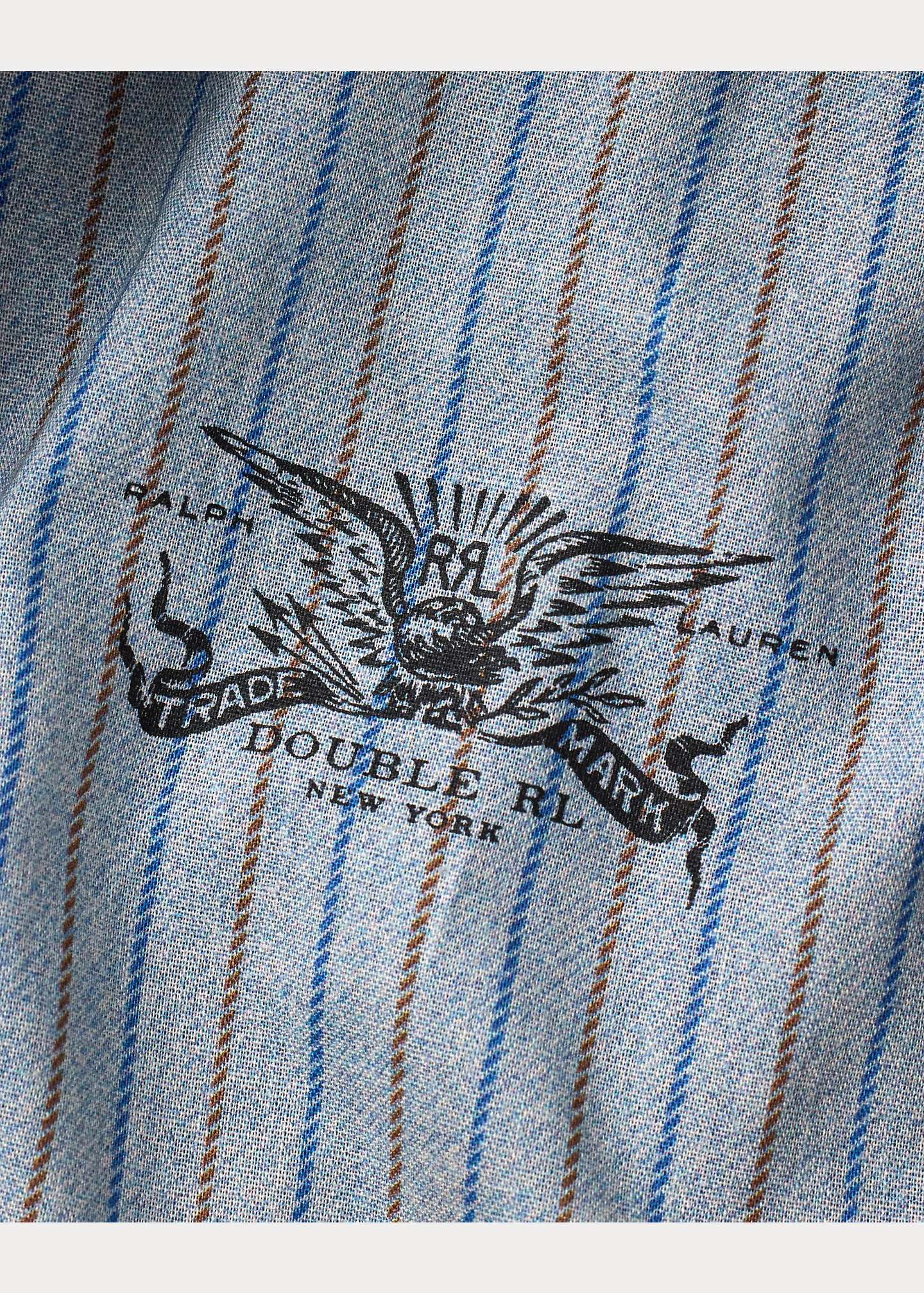 Striped Herringbone Twill Newsboy Cap - 3