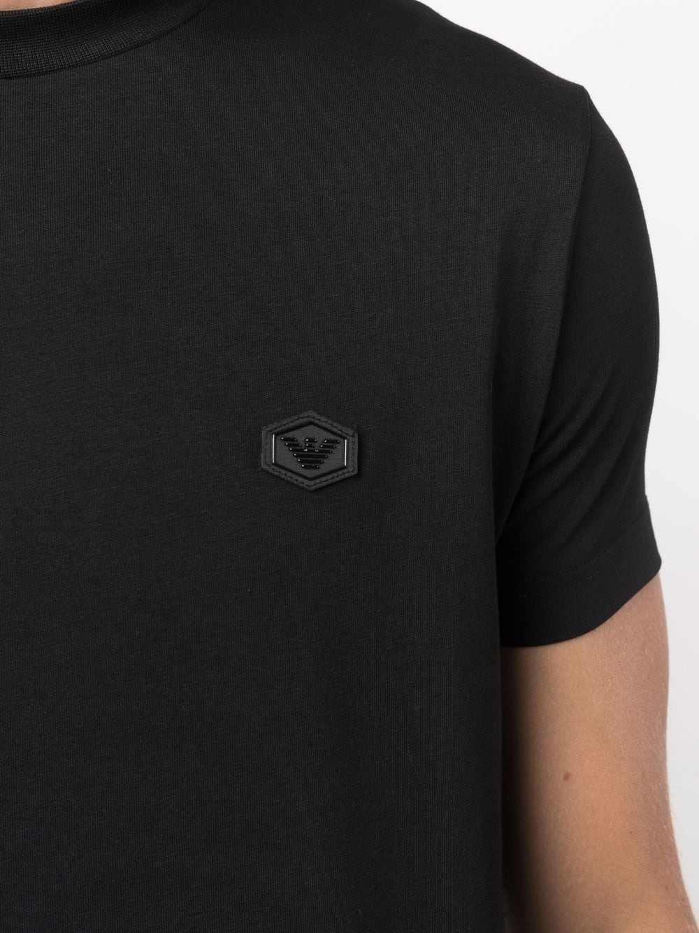 logo-patch short-sleeved T-shirt - 5
