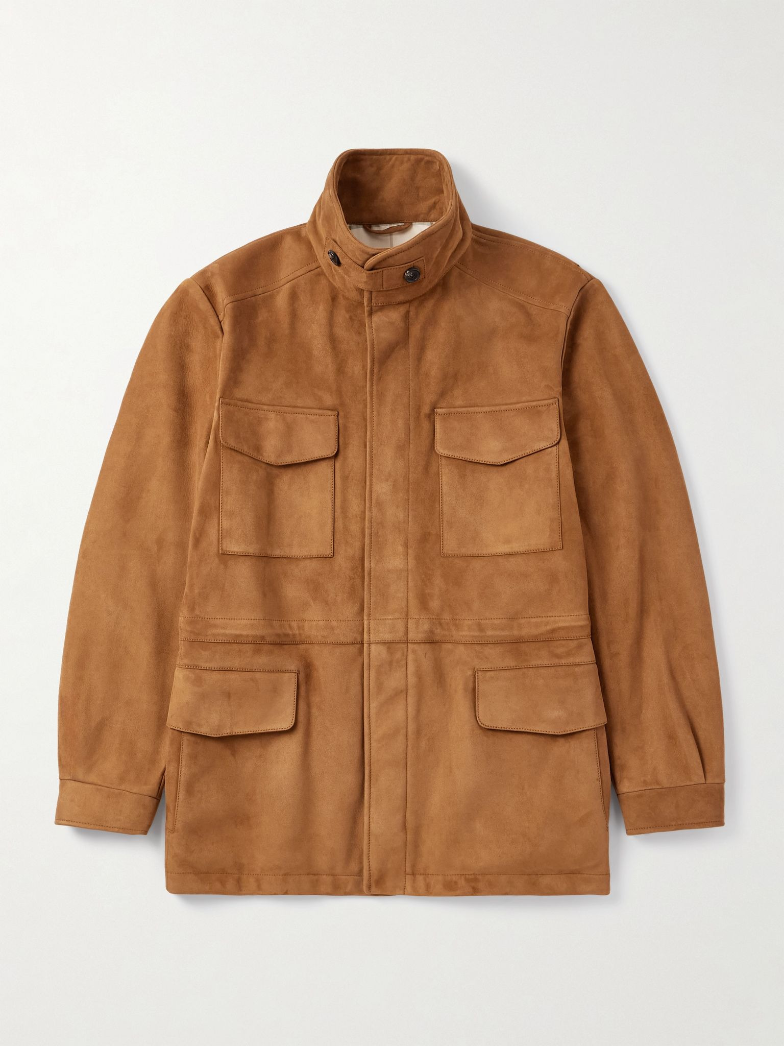 Suede Field Jacket Tan - 1