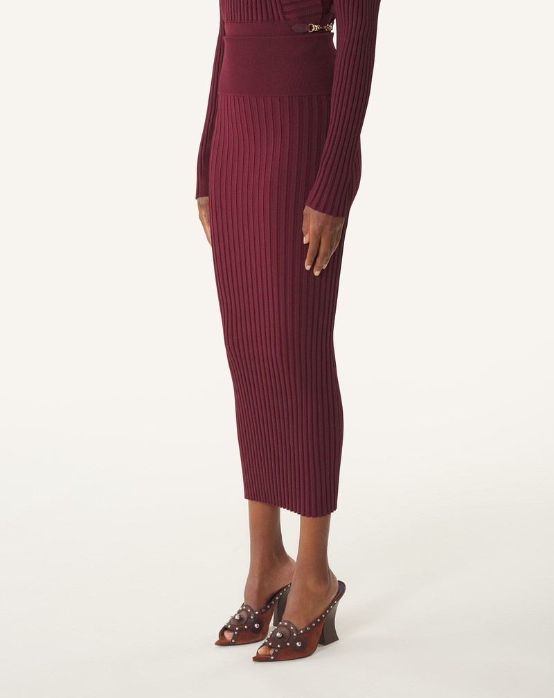 MIDI SKIRT IN VISCOSE 3