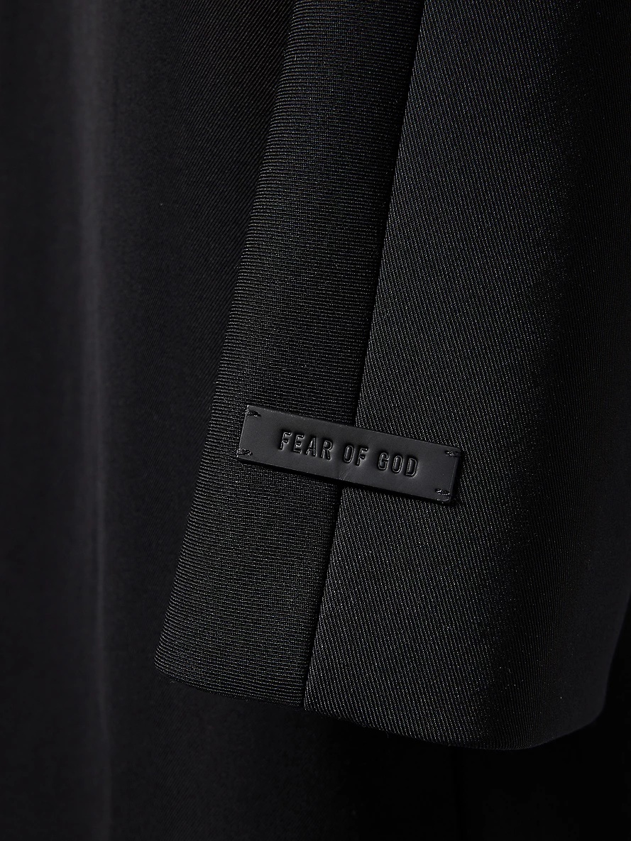 Two-Slip-Pockets Relaxed-Fit Wool and Cotton Coat - 6