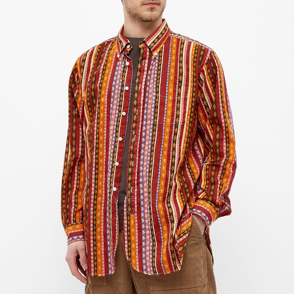 Engineered Garments 19Th Century Multi Stripe Button Down Sh - 4