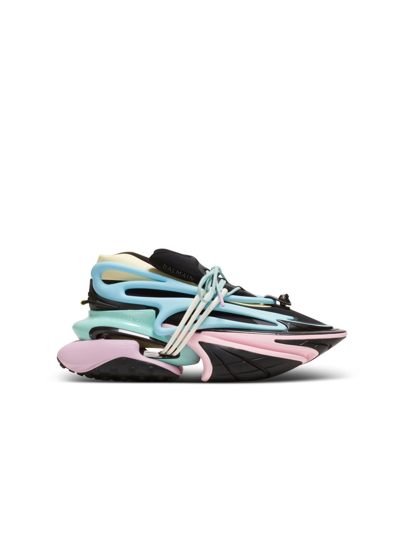 Unicorn trainers in neoprene and leather 1